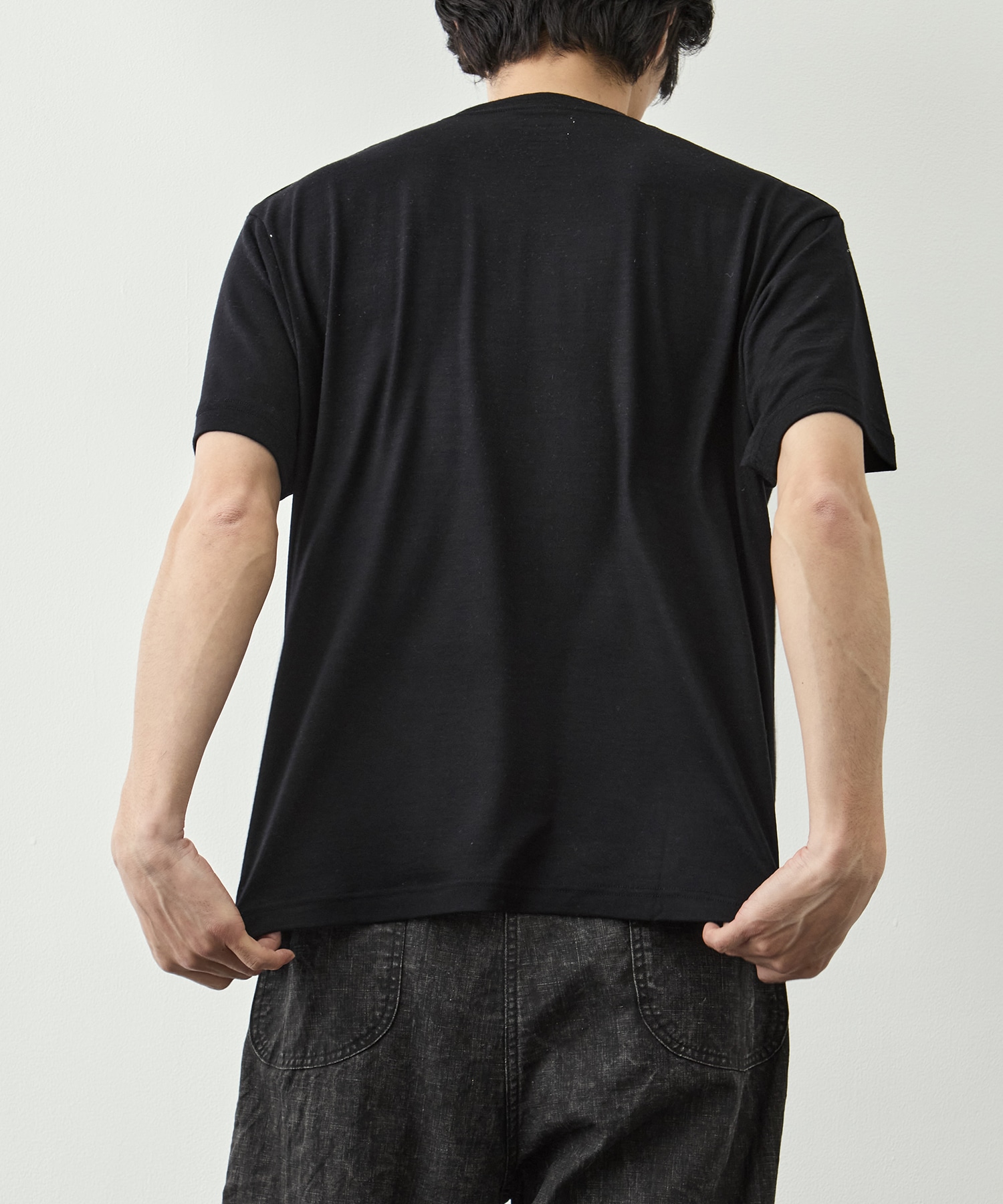 WOOL S/S T-SHIRT FUJI