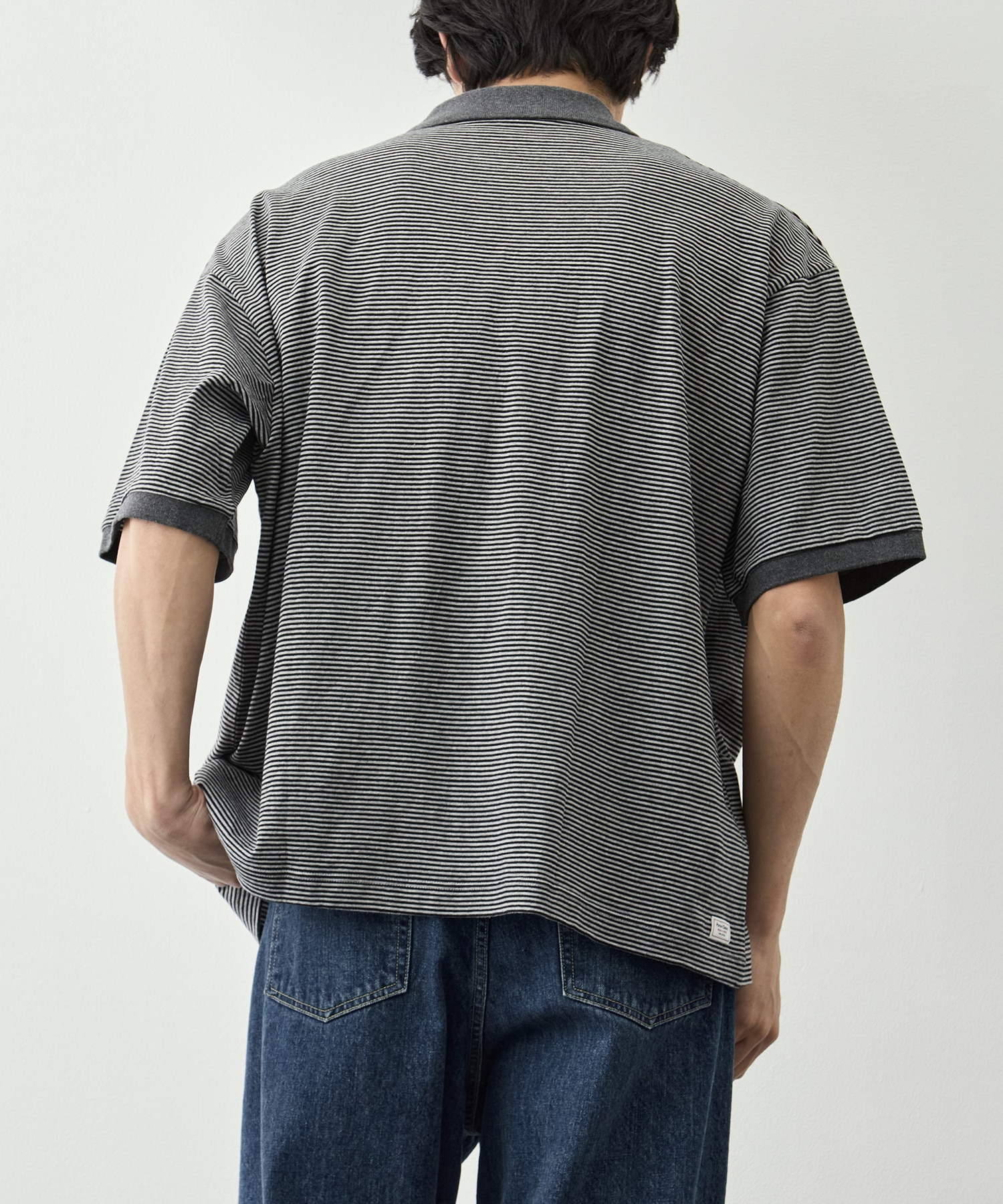 PC-006-3998-0015/G.BK/H.W BTNK BRDR OPN POLO SH PORTER CLASSIC