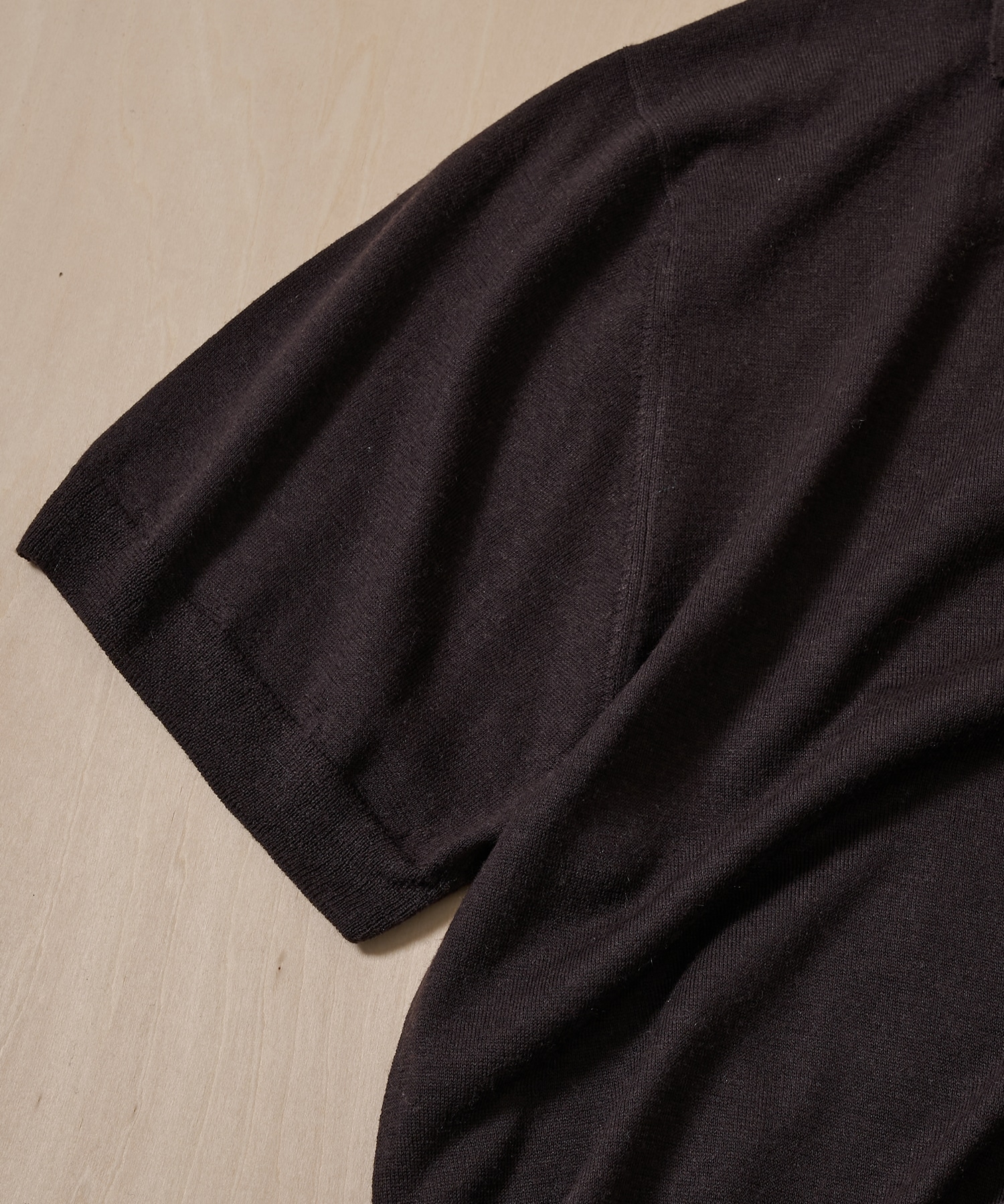 SILK CASHMERE S/S SKIPPER POLO FUJI