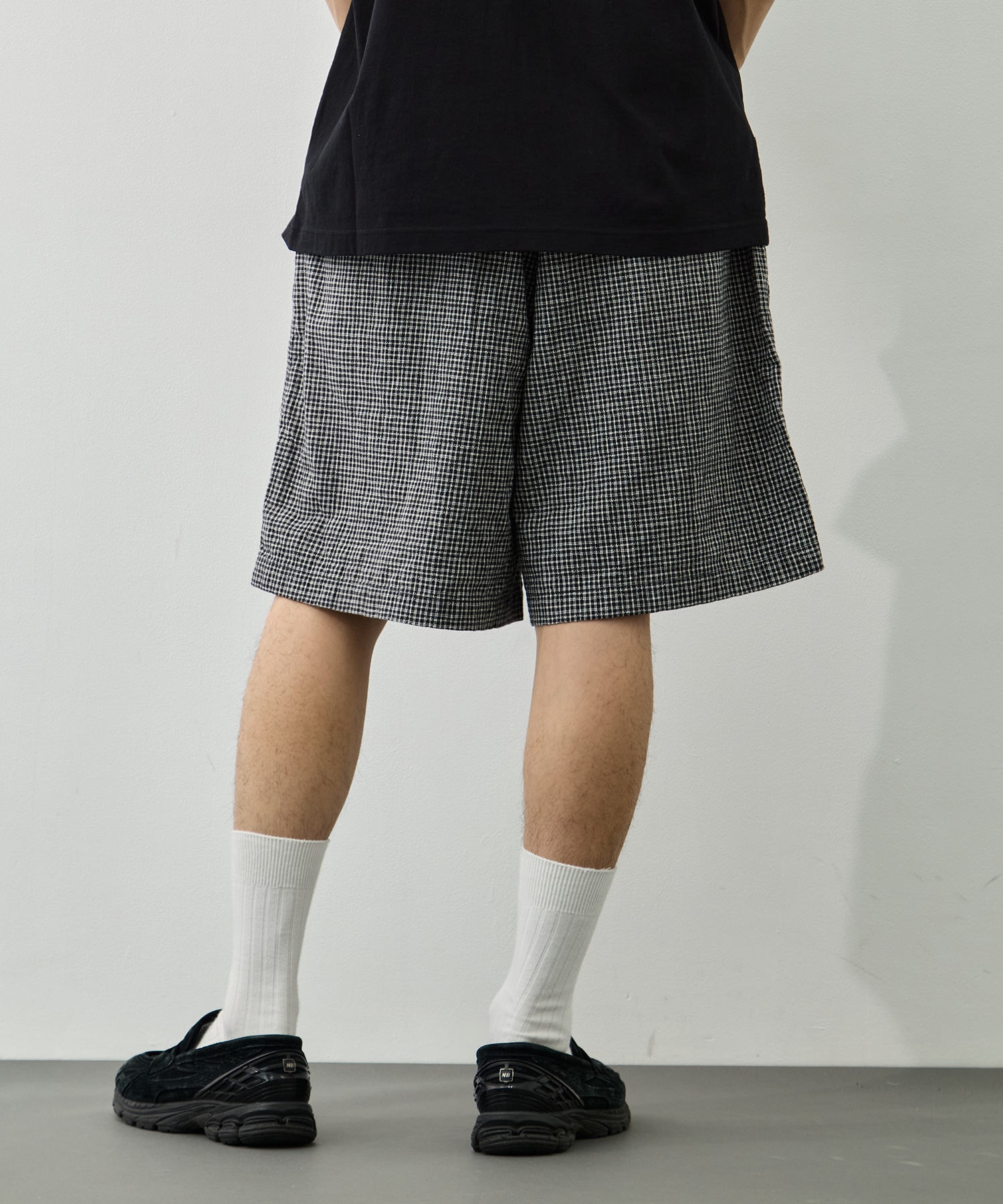 Dobby Gingham Check Easy Shorts COOTIE PRODUCTIONS