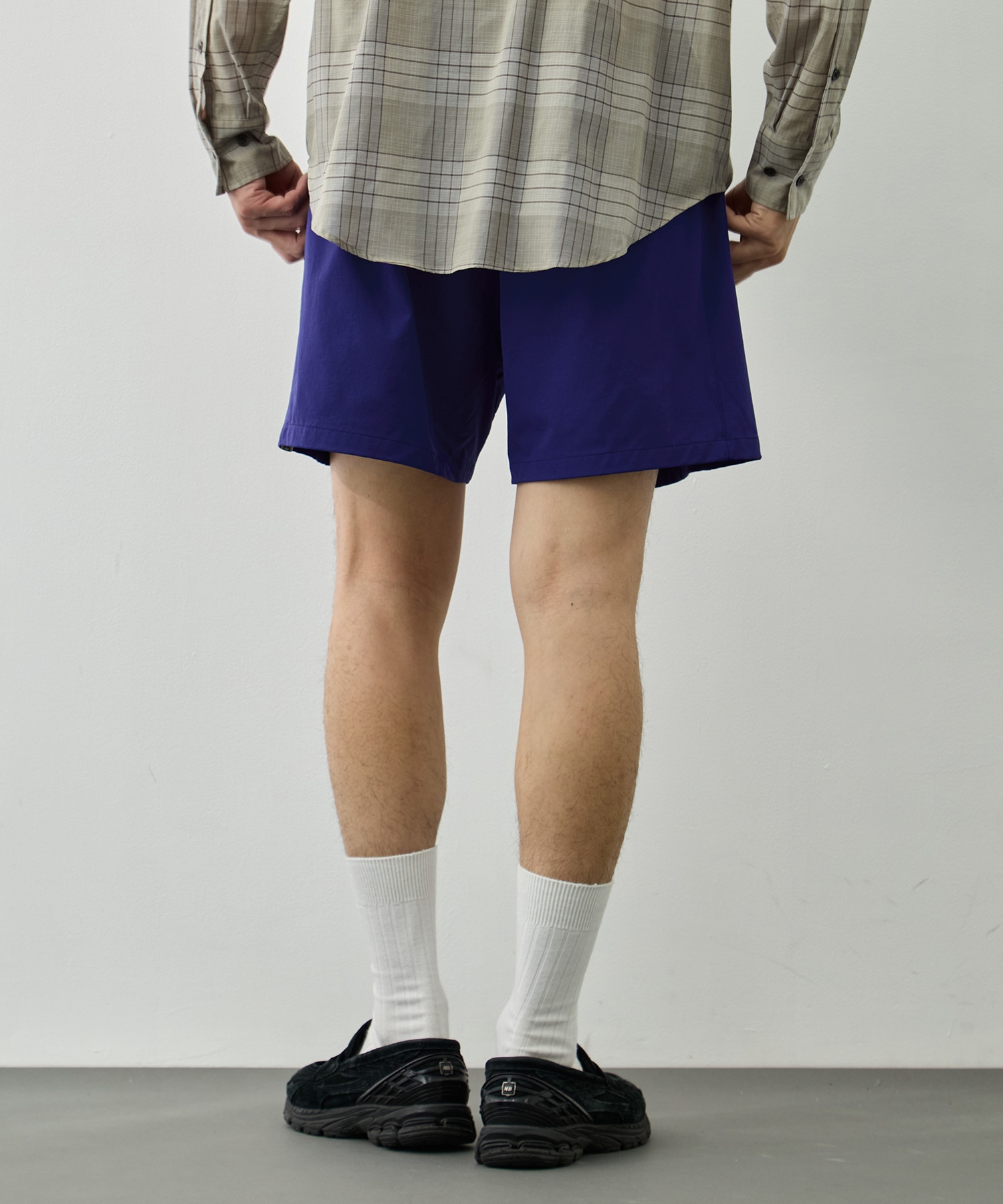 EMBROIDERD LOGO STRECH  NYLON EASY  SHORTS CITY COUNTRY CITY