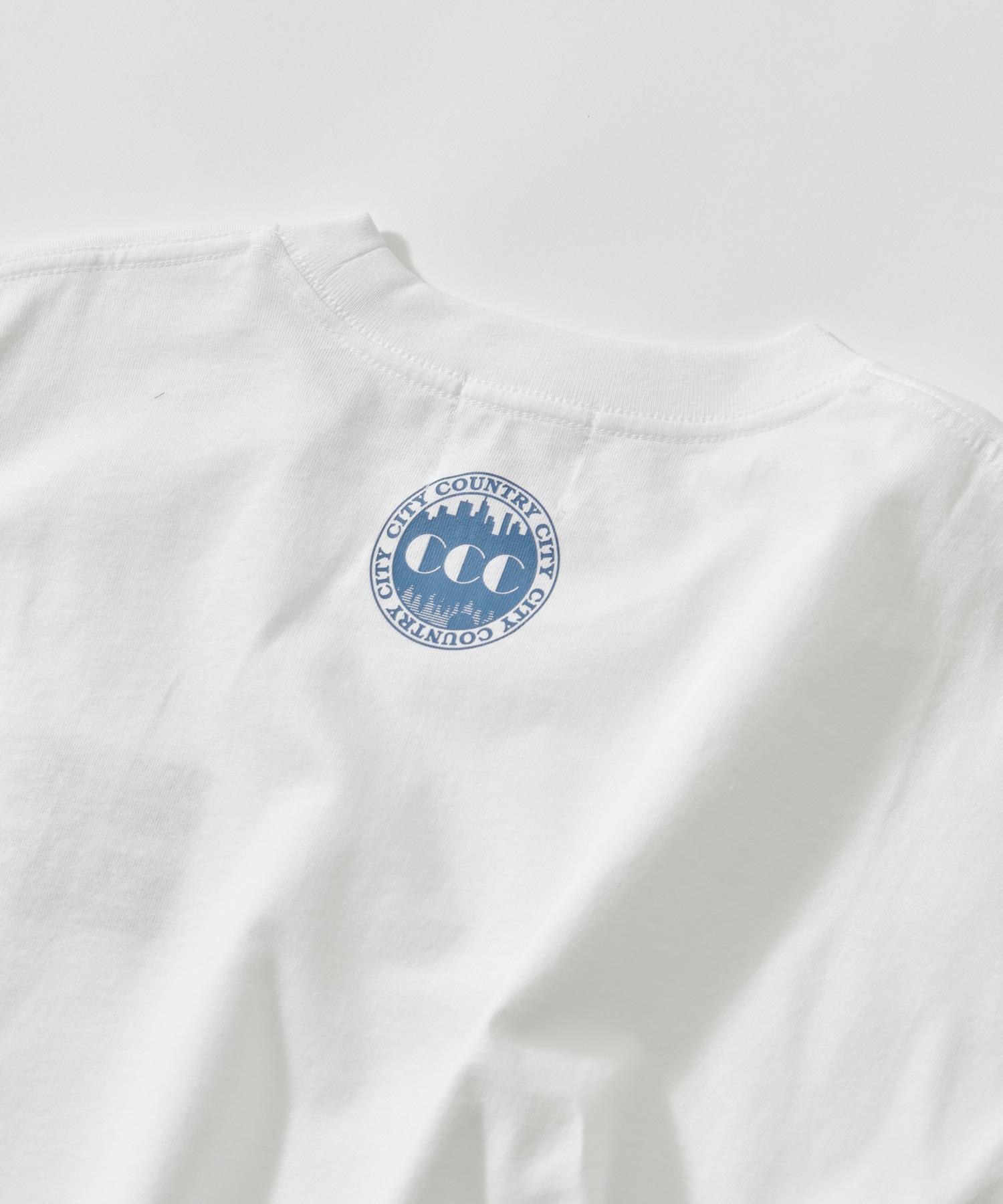 EMBROIDERED LOGO COTTON S/S T-SHIRT_CCCC CITY COUNTRY CITY
