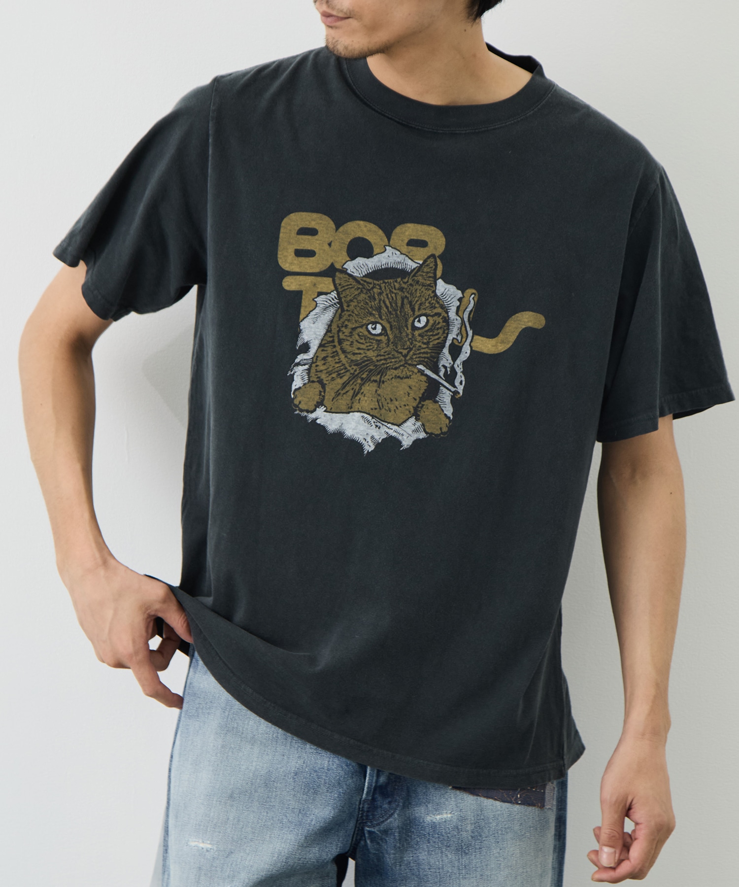 別注 HARD SP加工20/-天竺レギュラーT(BOB) REMI RELIEF