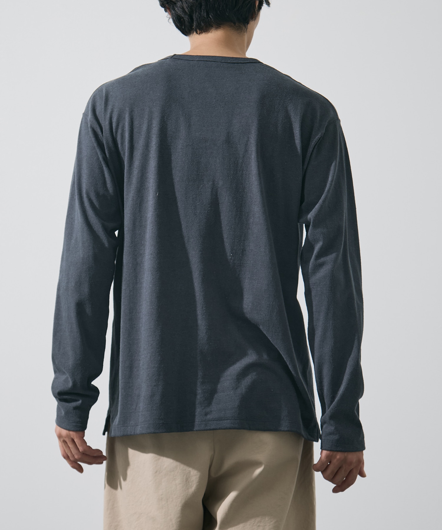 COTTON SILK NOIL PULLOVER YLEVE