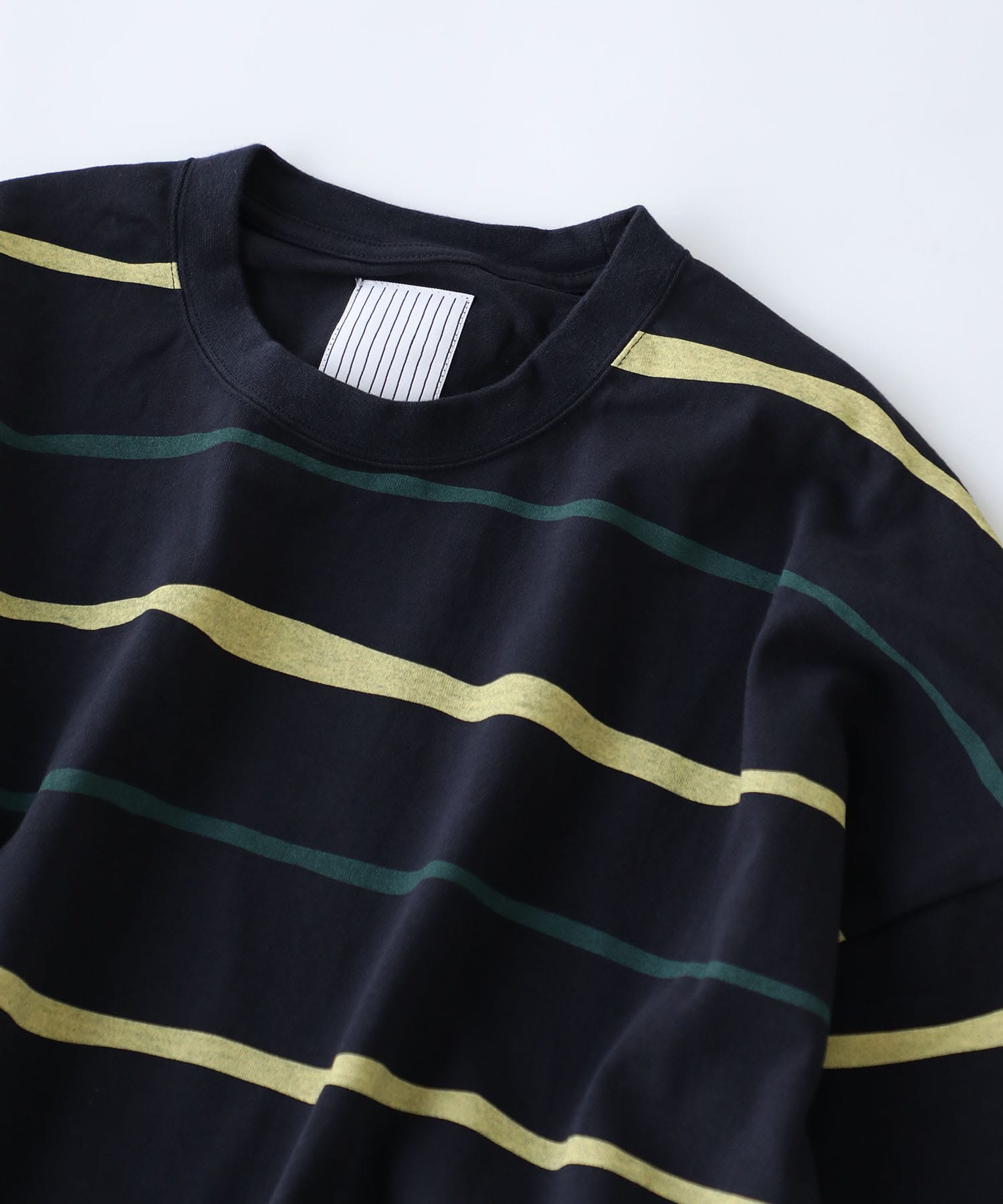SUPER BIG STRIPE LS TEE (W/DRAWSTRINGS) S.F.C