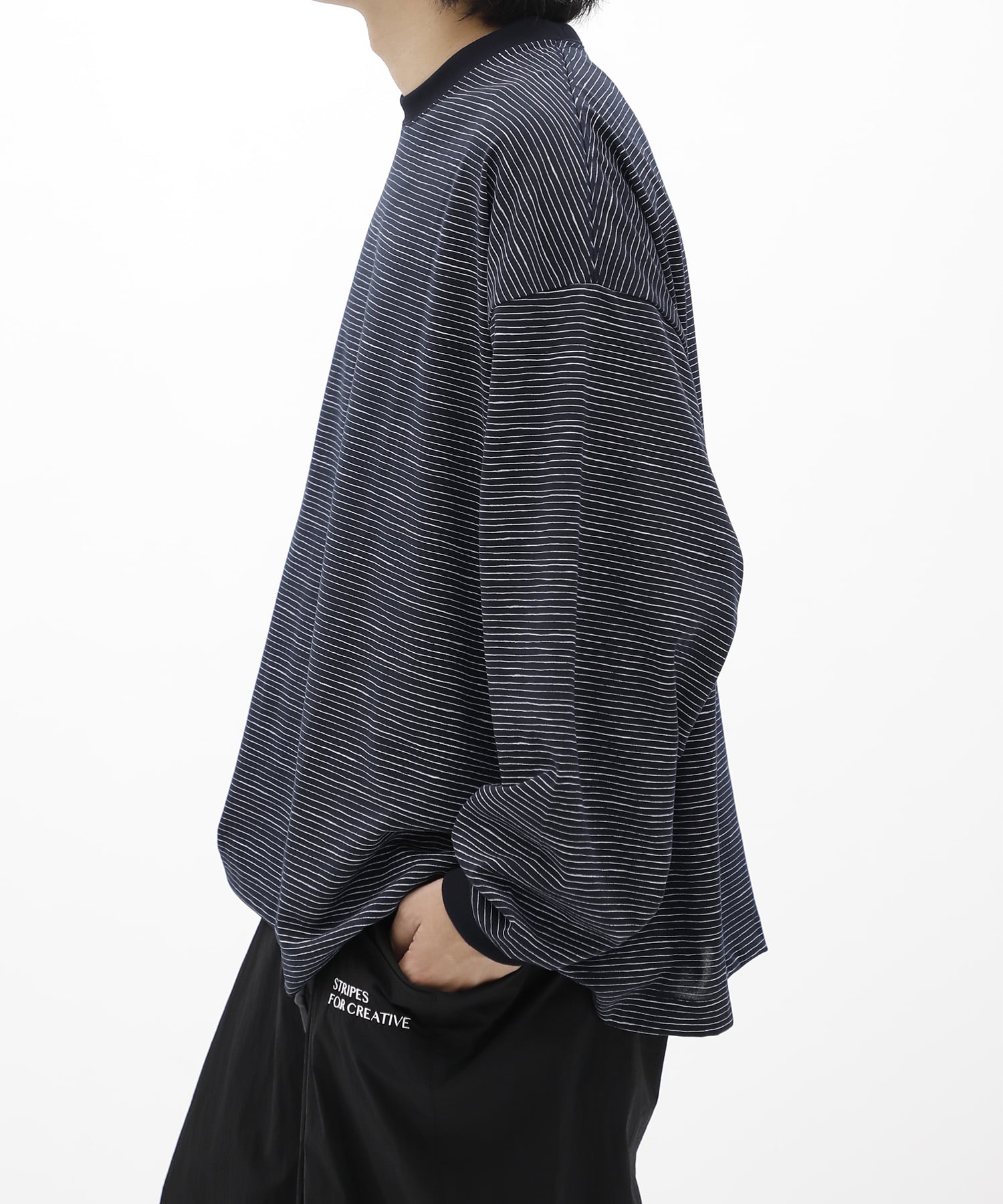 SUPER BIG LS TEE (SIDE STRIPE TECH) S.F.C