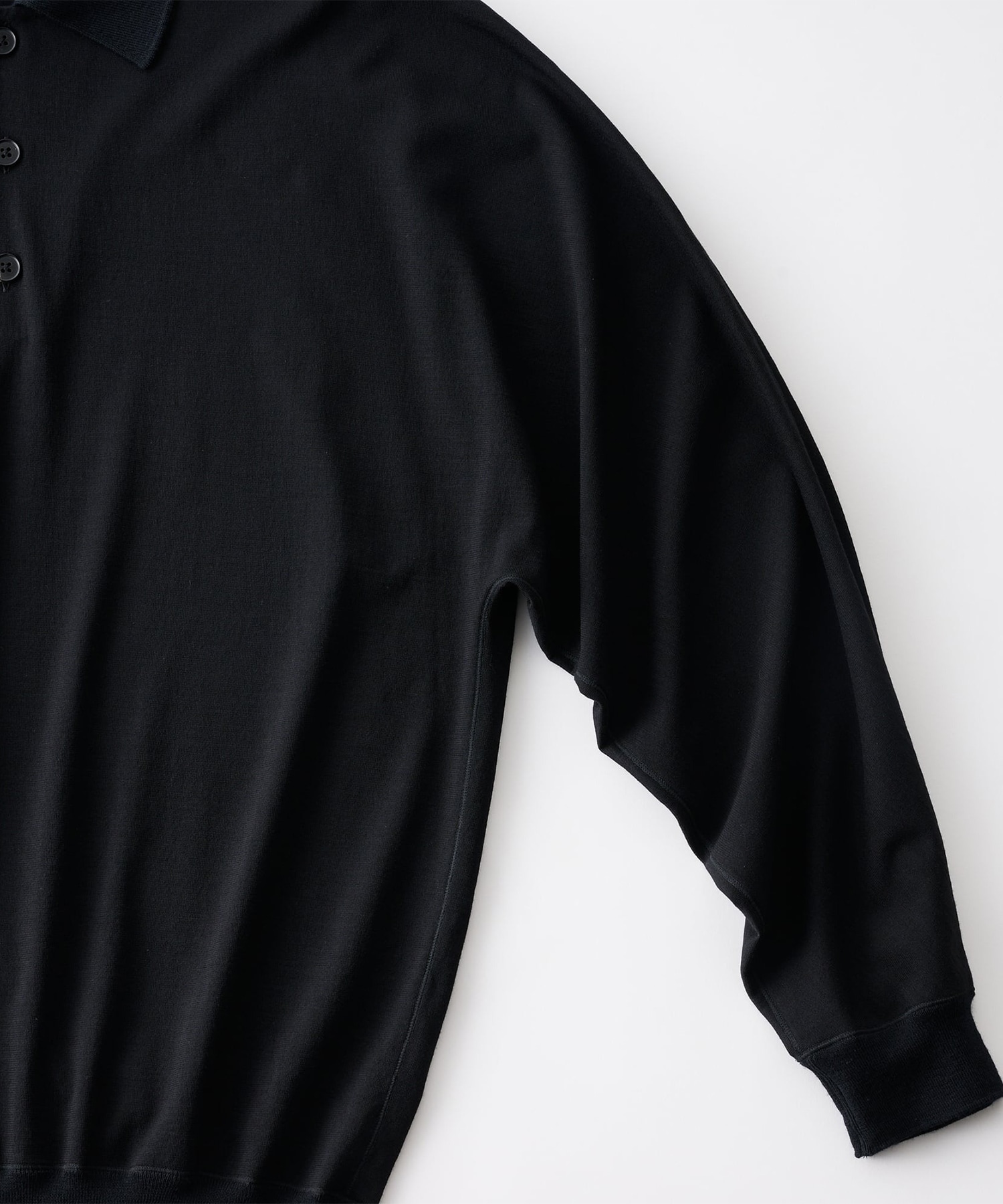 Knit Reduced Collar Polo GOOD PEOPLE GOOD STITCHING GOOD PRODUCT