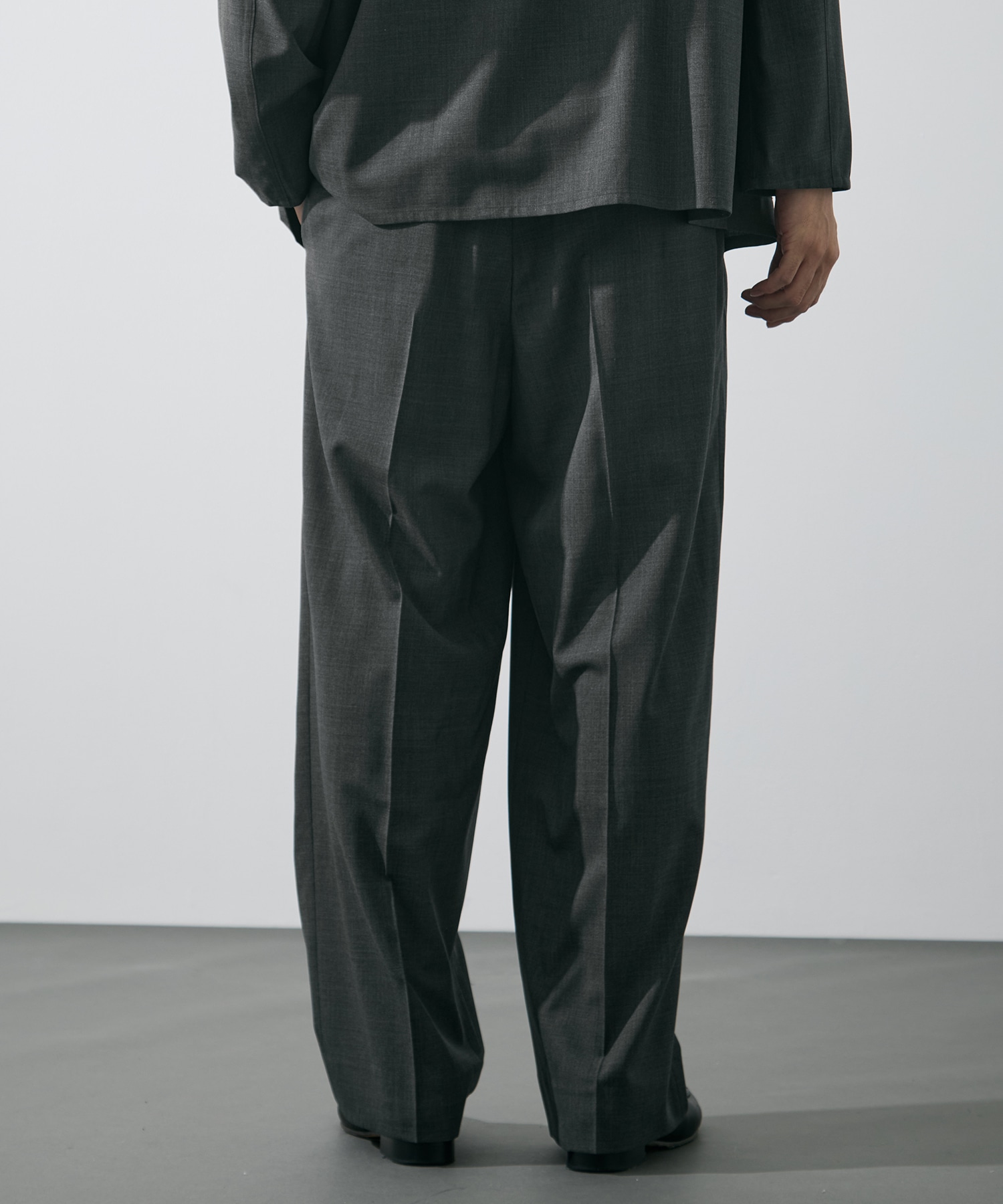 SUPER140s WOOL TROPICAL TROUSERS YLEVE