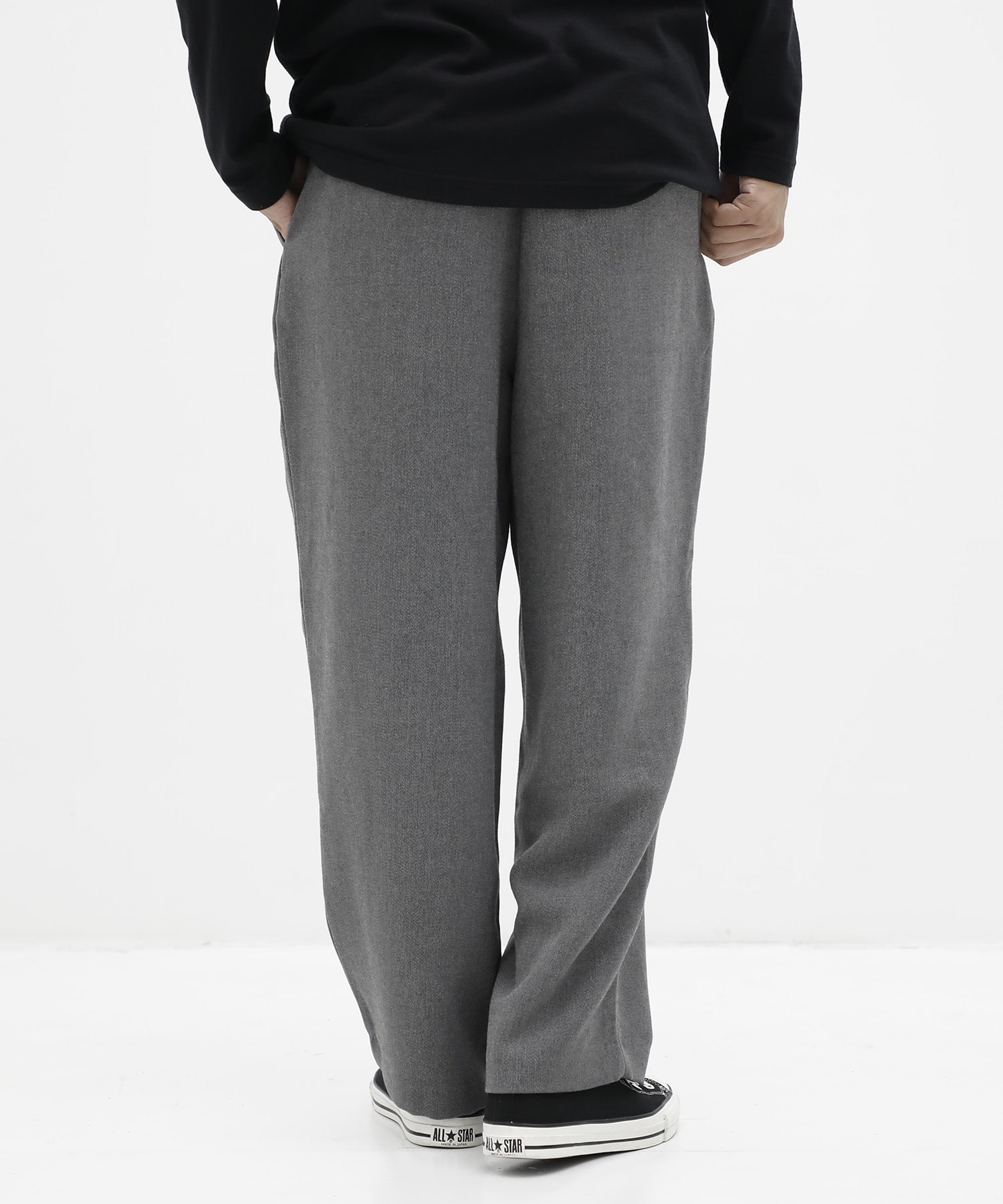 wide tapered slacks concause