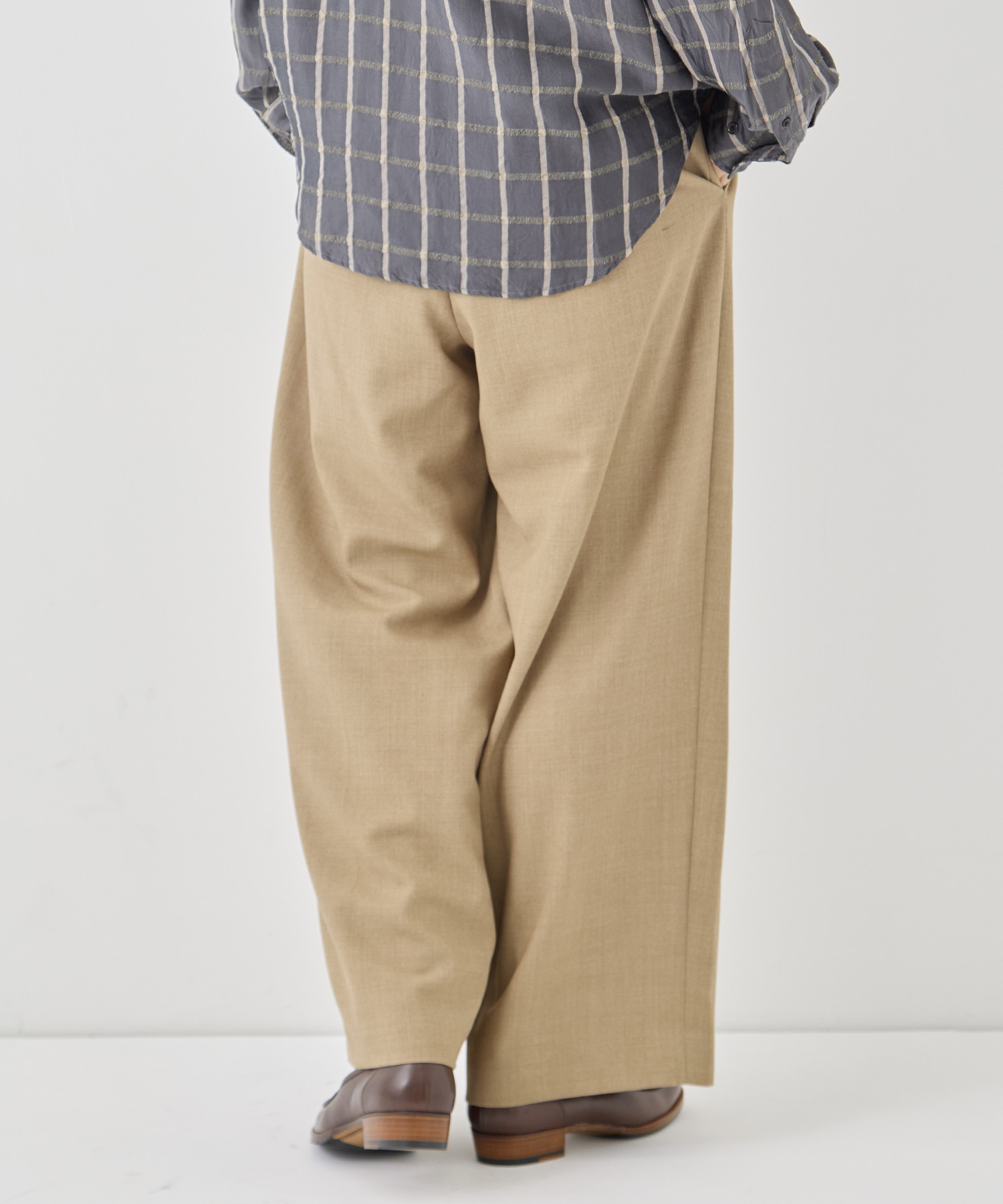 DOUBLE PLEATED BUGGY TROUSERS marka