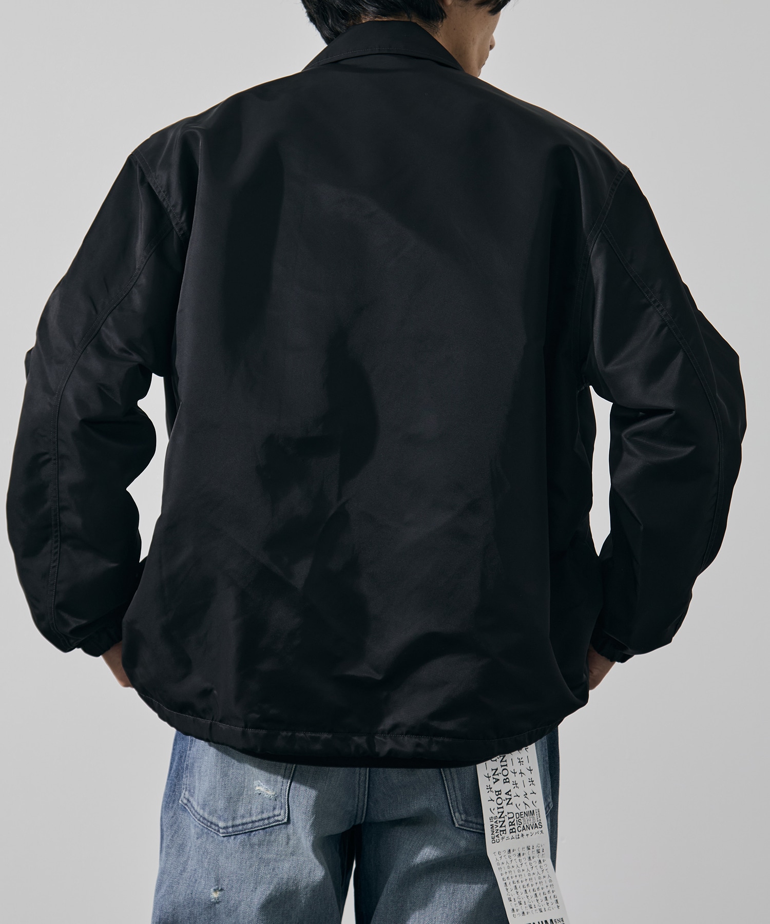 Washed Nylon Coach Jacket FW blurhmsROOTSTOCK