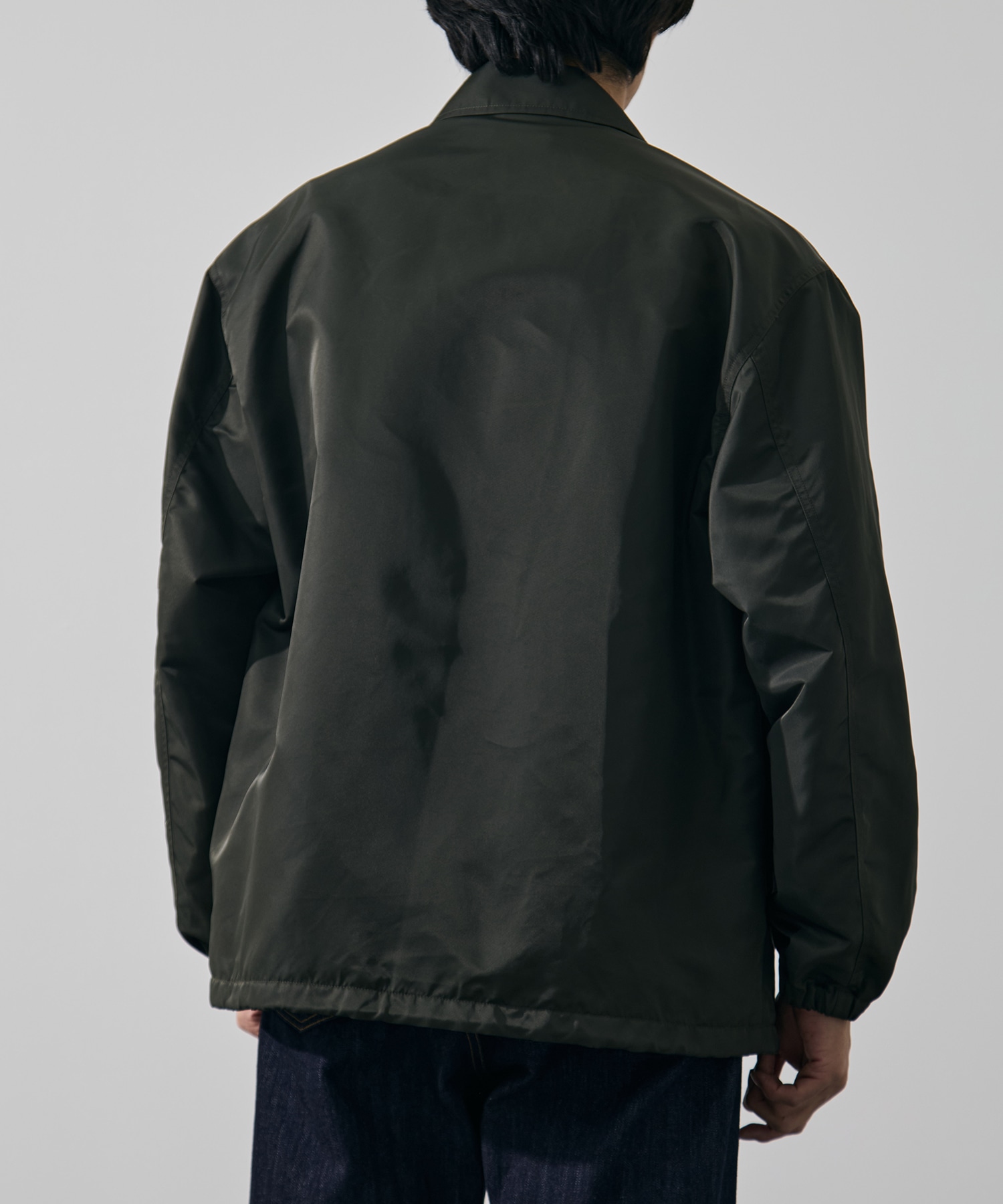 Washed Nylon Coach Jacket FW blurhmsROOTSTOCK