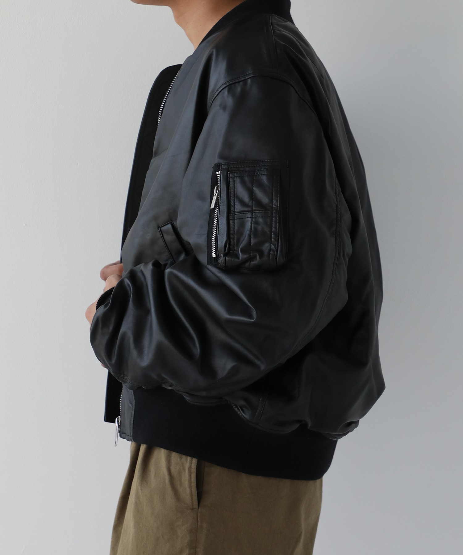 MA-1 LEATHER BLOUSON -Sheep Leather- SEVEN BY SEVEN