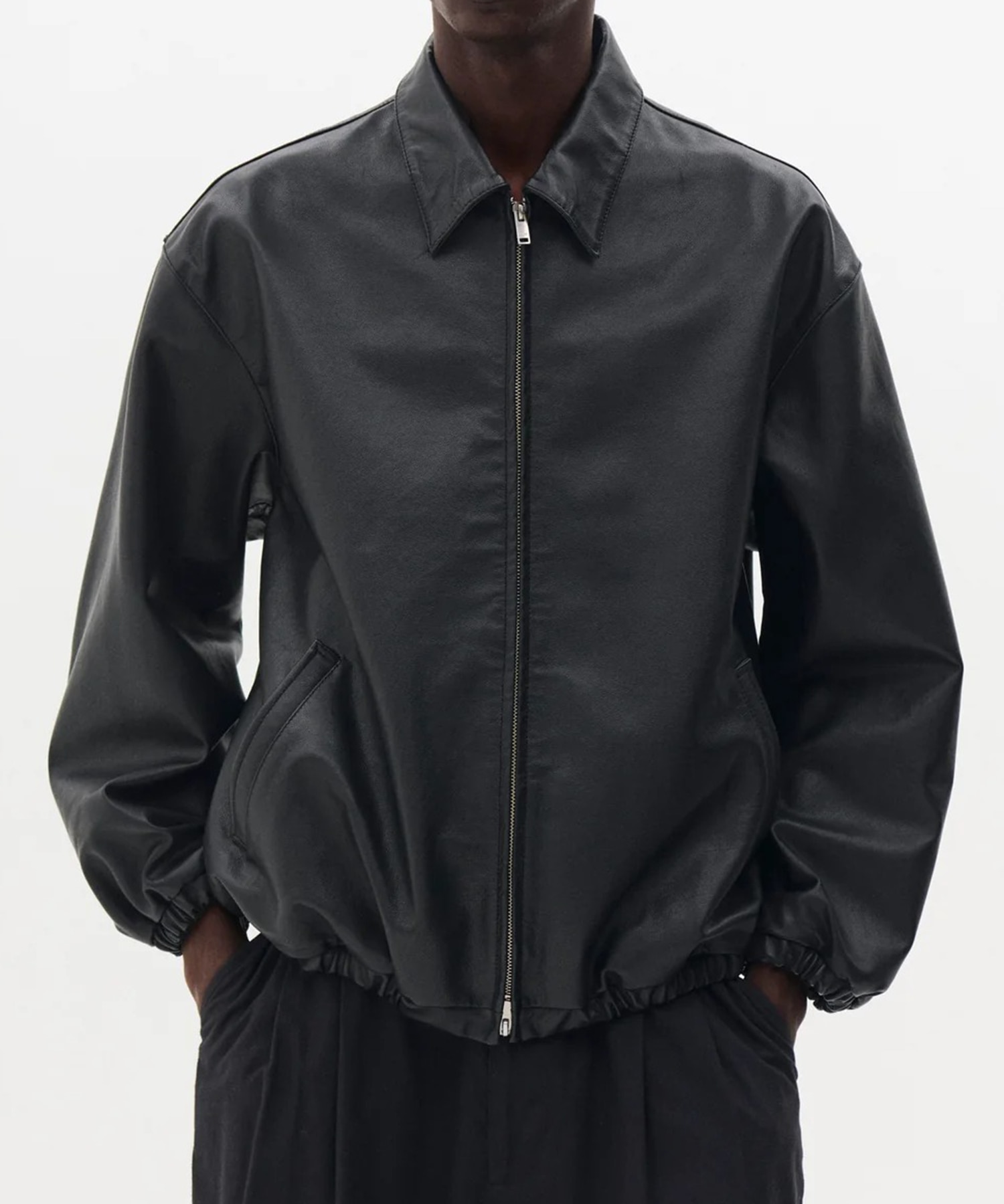 Calf Leather Sports Jacket YOKE