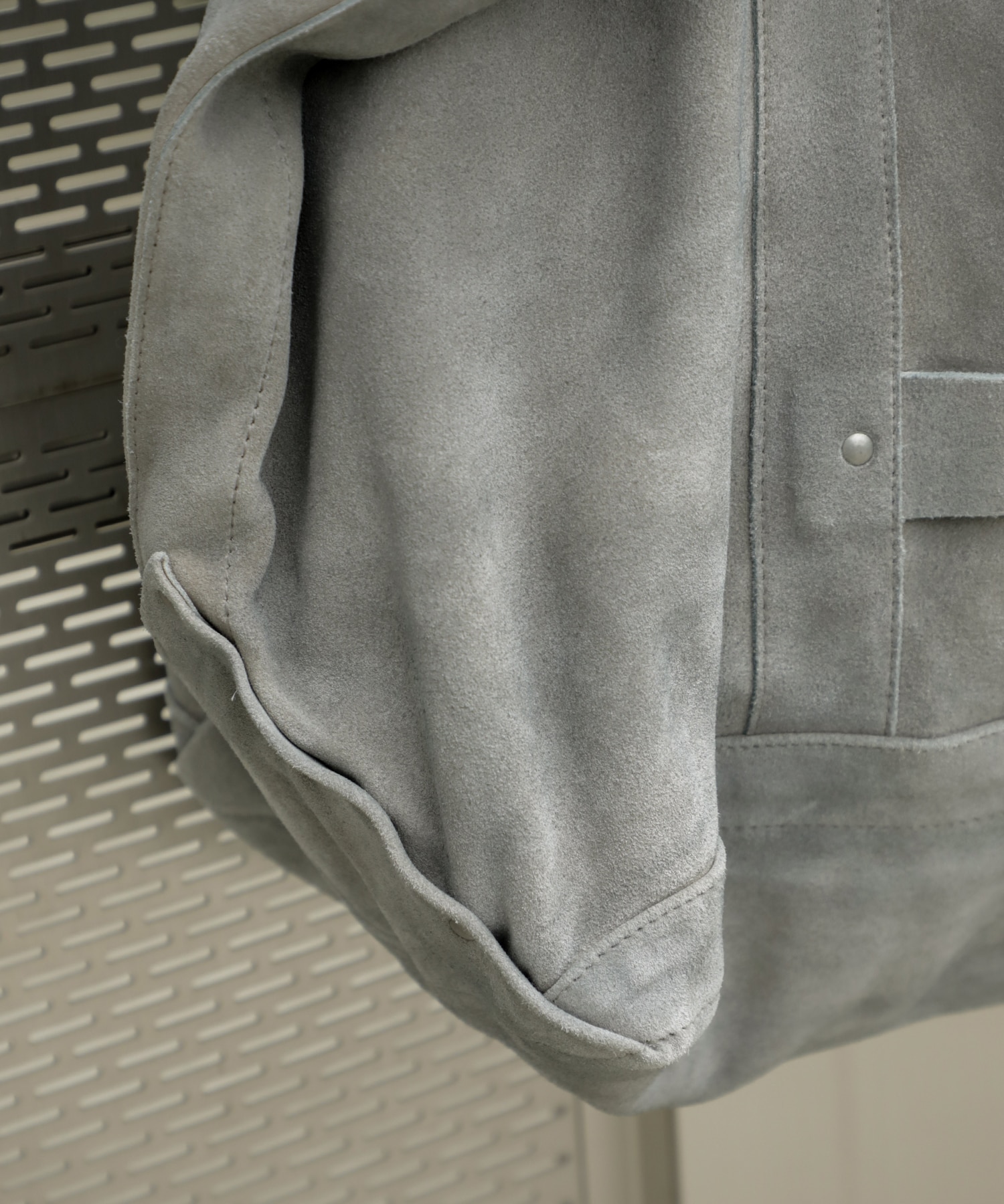 LEATHER TOTE BAG -Cow split leather- SEVEN BY SEVEN