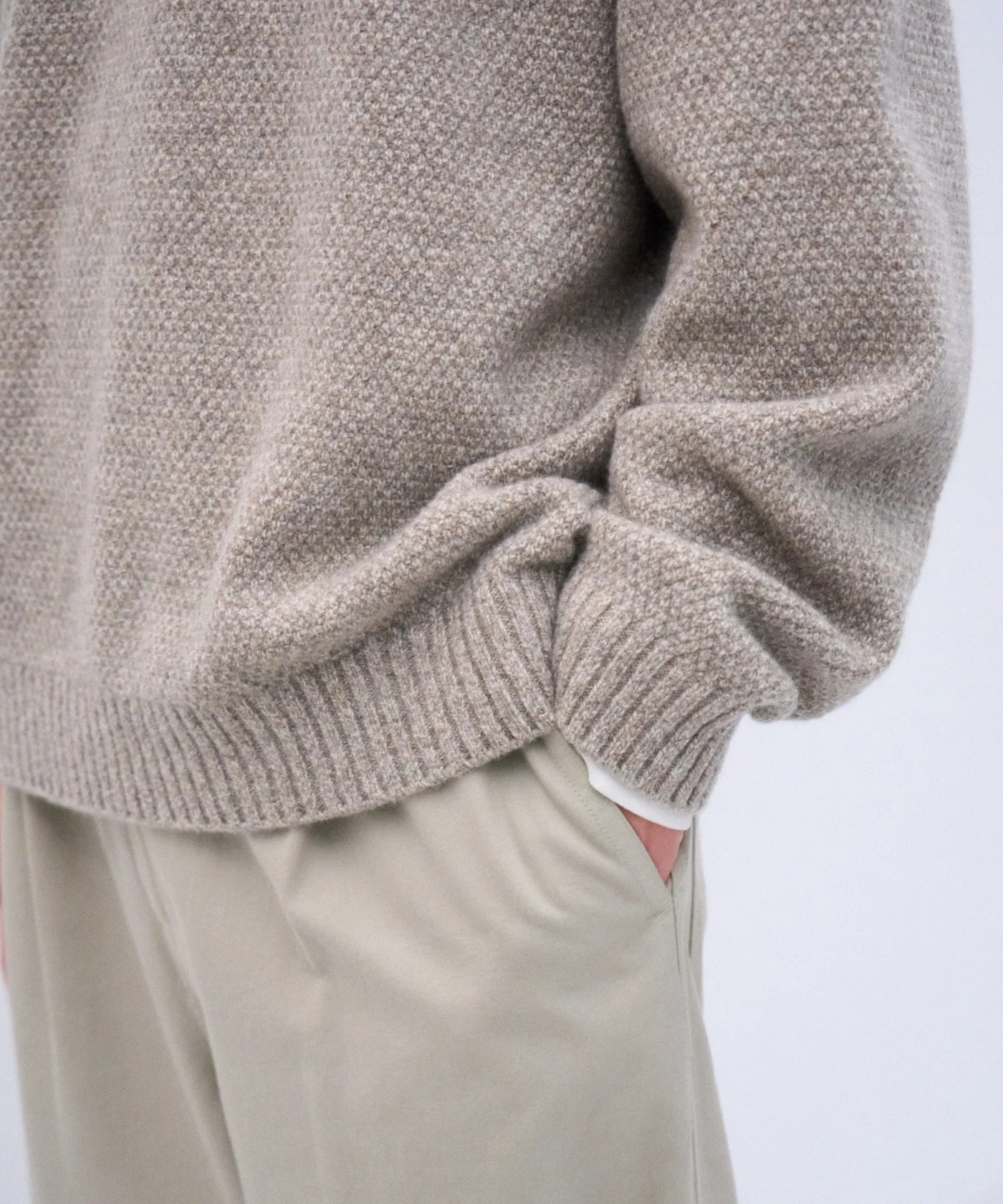 LAMBS WOOL CREWNECK SWEATER ATON
