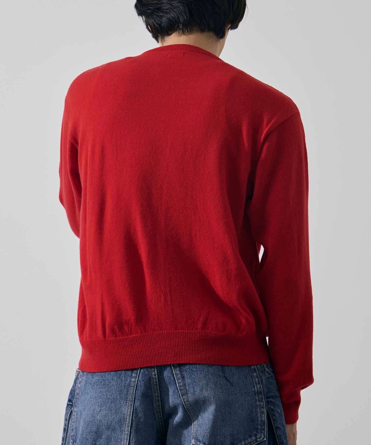 Wool knit cardigan KHOKI