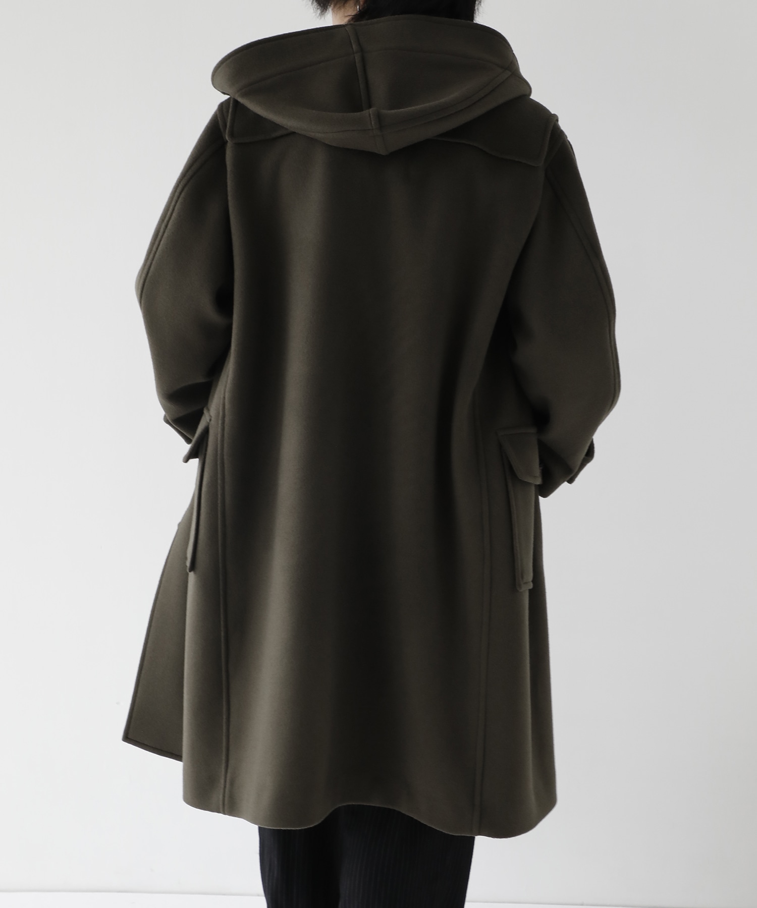 Wool Melton Duffle Coat blurhmsROOTSTOCK
