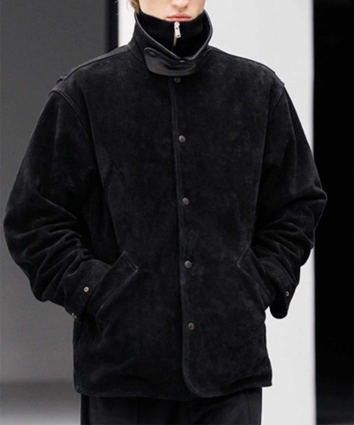 Brushed Cow Suede Work Jacket YOKE