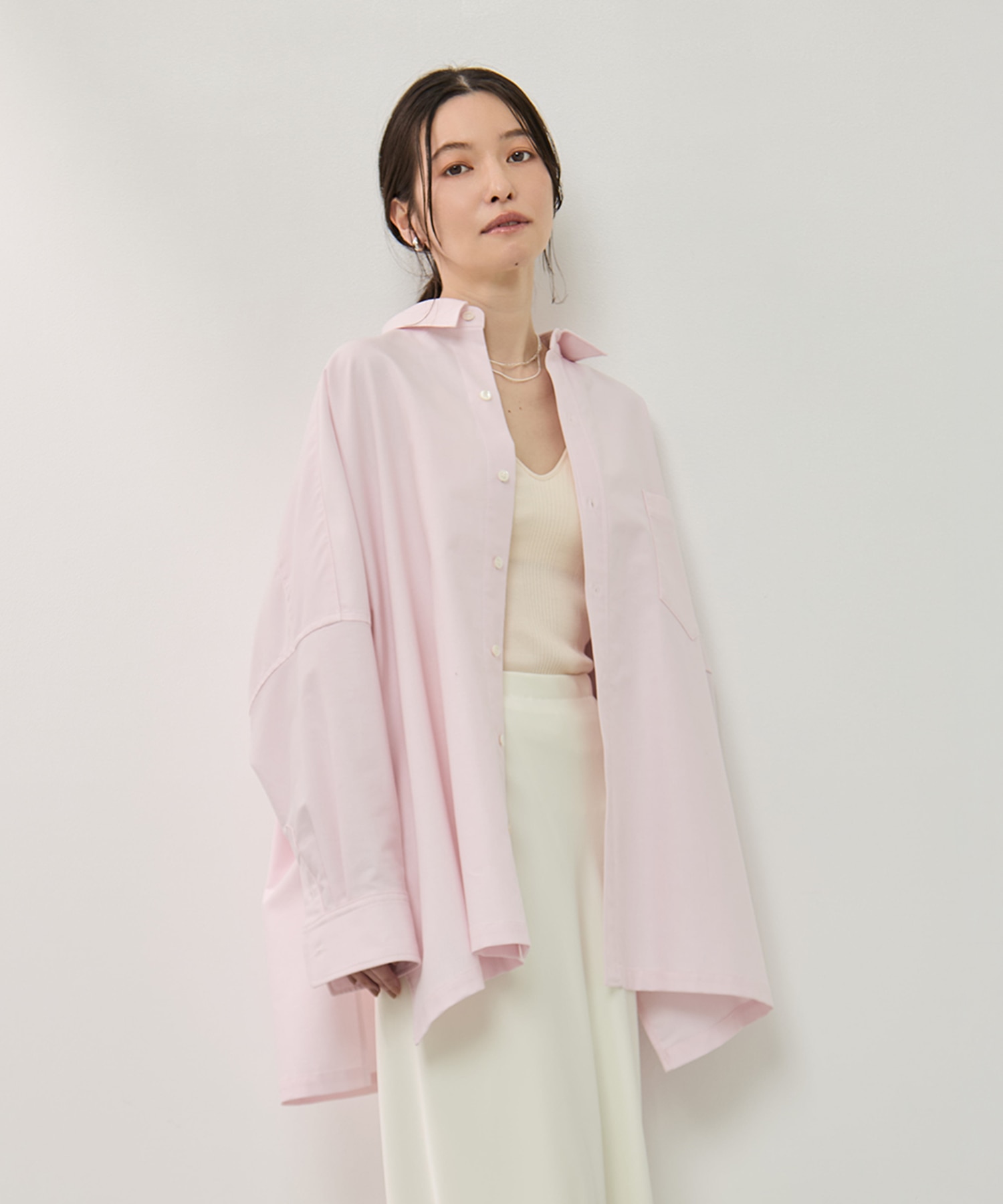 スーピマブレンドrelaxシャツ KEY TIMEZ