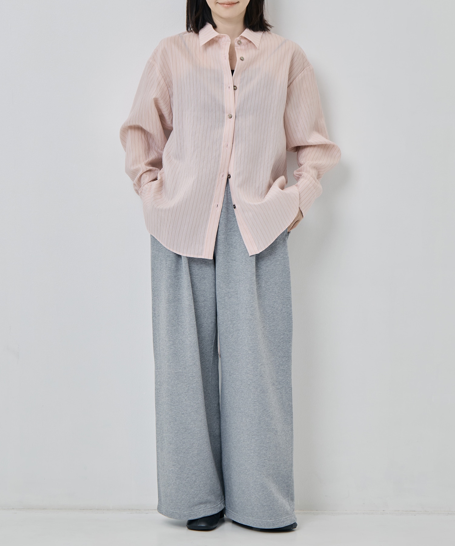 STRIPE BACK OPEN SHIRTS muller of yoshiokubo