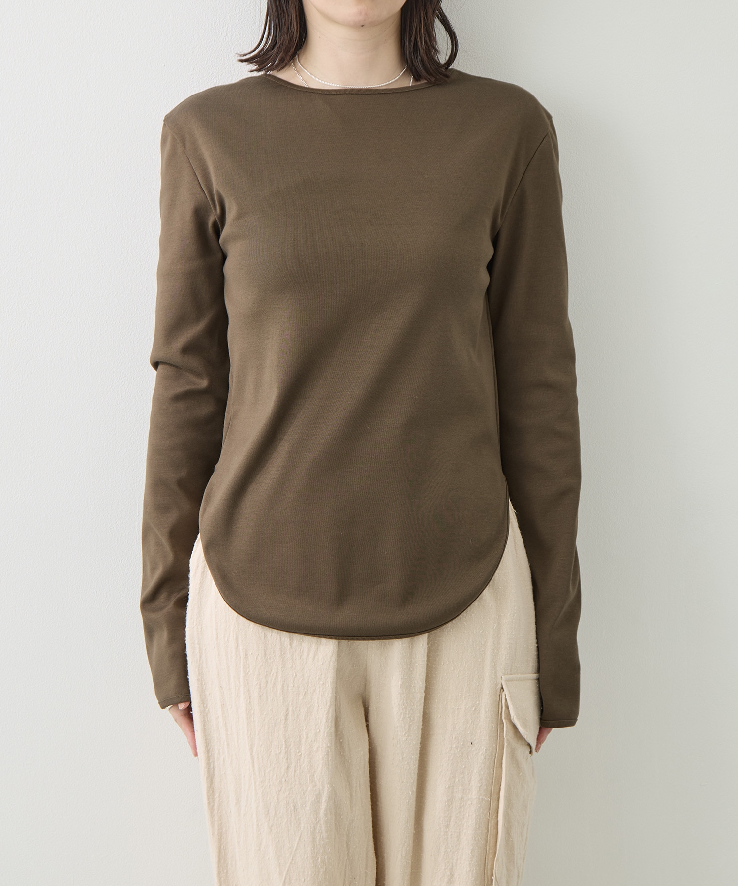 Sanfokin Cotton 2way L/S T-shirt WRAPINKNOT