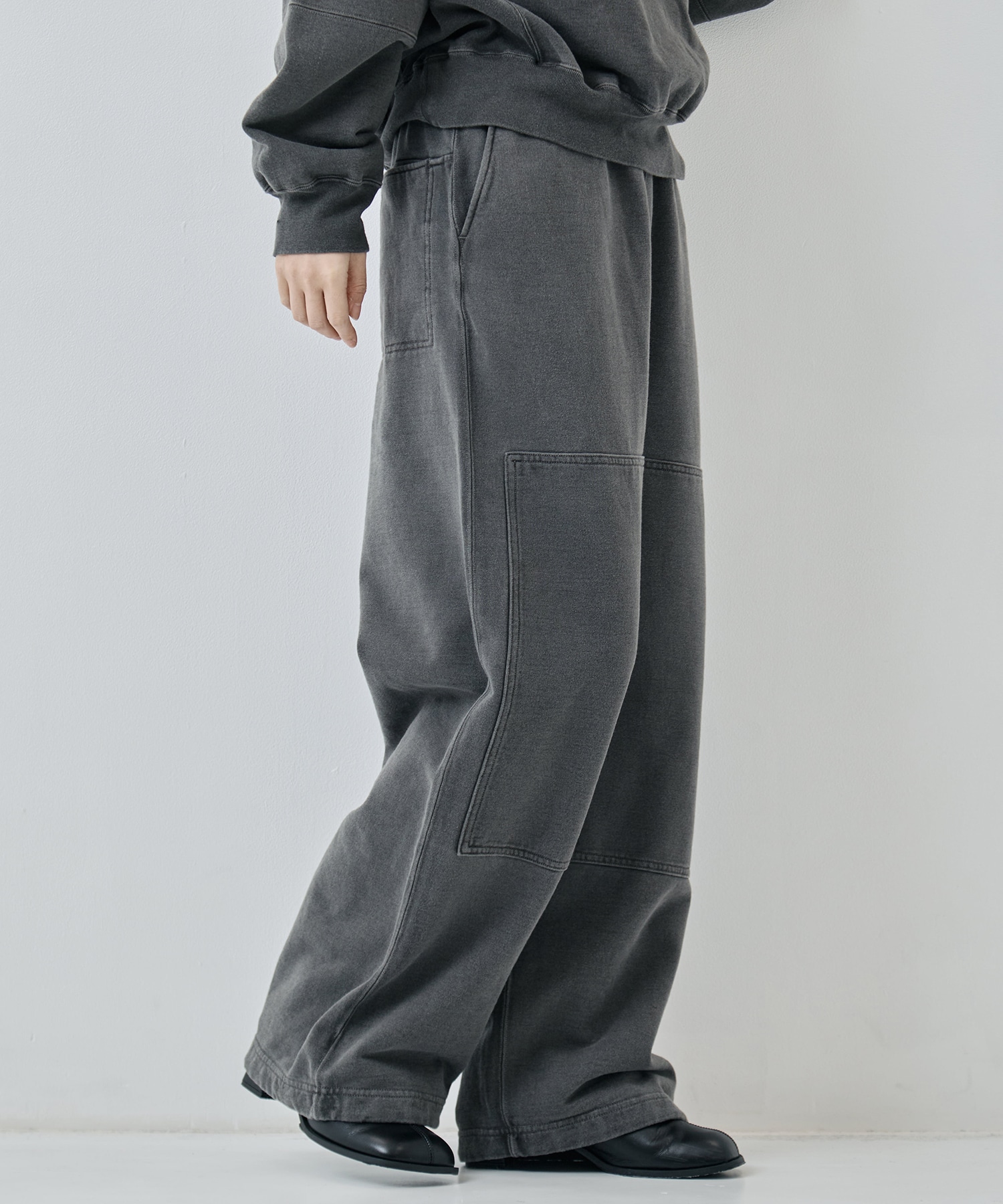 Light Sweat Double-knee pants blurhms