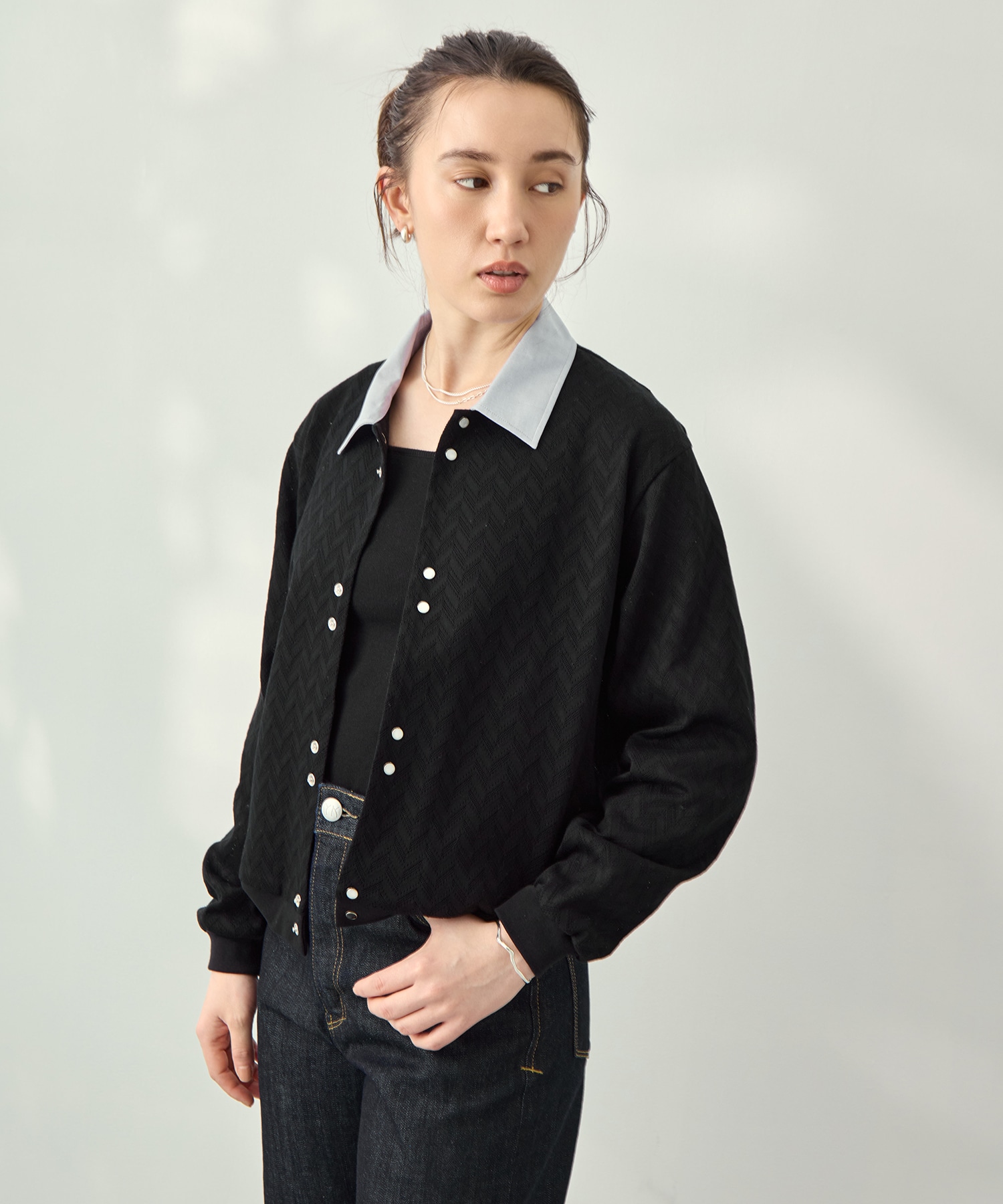 JERSEY CARDIGAN TANAKA