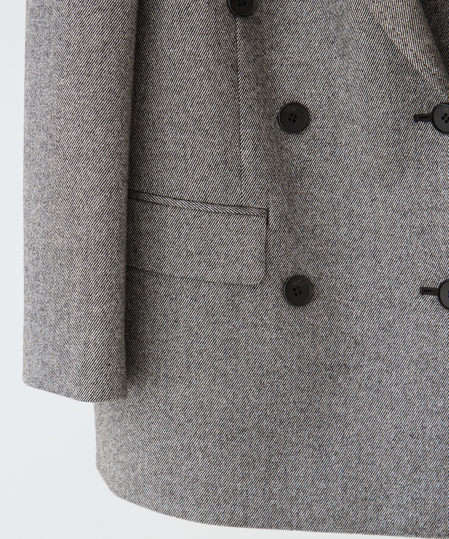 ミックスウールツイードダブルジャケット KEY TIMEZ