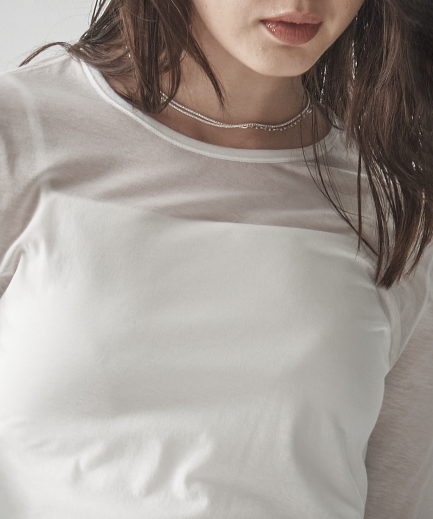 Side Slit Crew Neck Long Sleeve T GOOD PEOPLE GOOD STITCHING GOOD PRODUCT