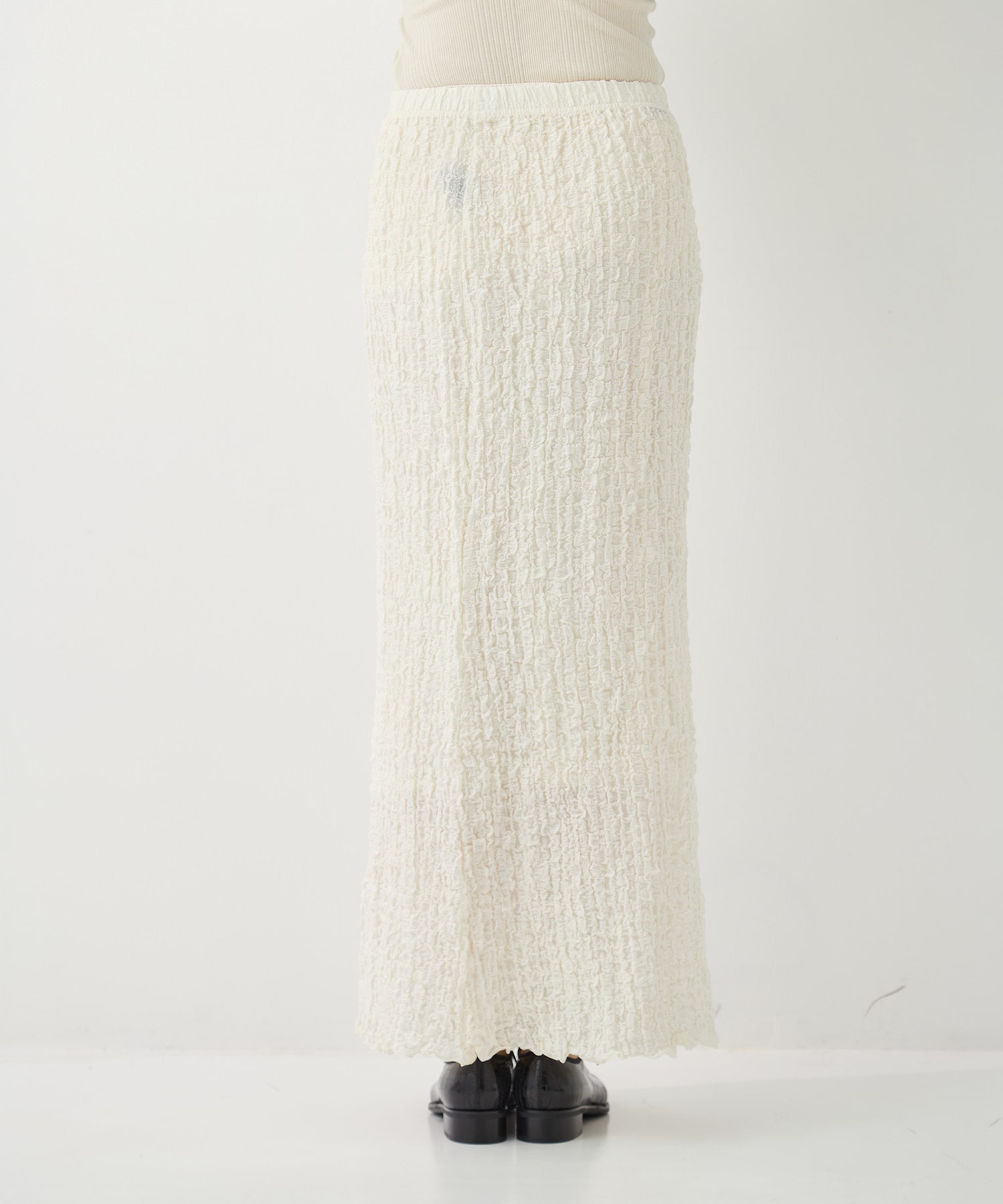 Shrink Lace Frill Skirt PHEENY