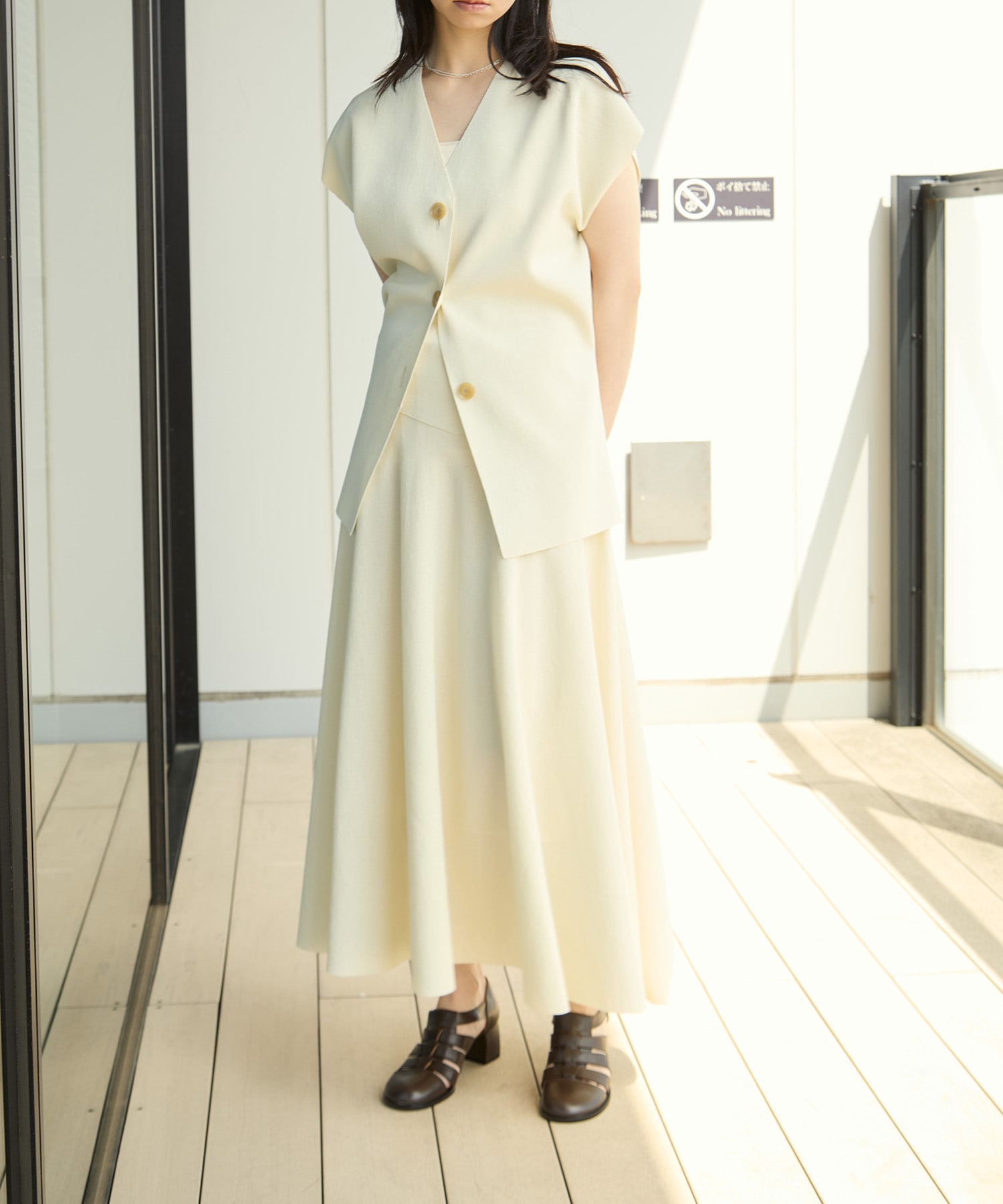 Dry Knit Flare Skirt WRAPINKNOT