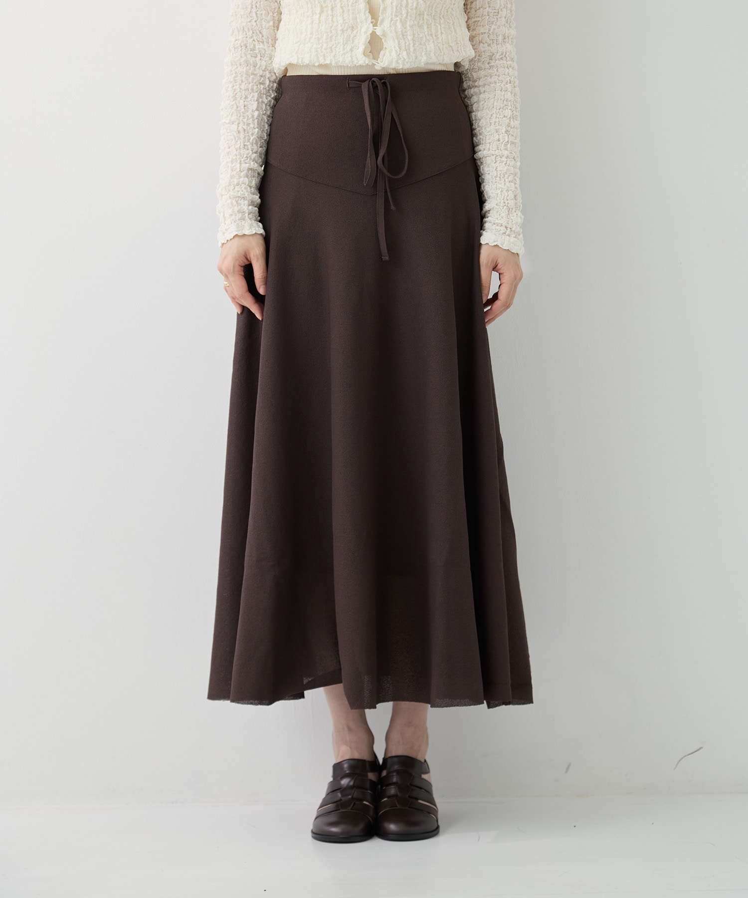 Dry Knit Flare Skirt WRAPINKNOT