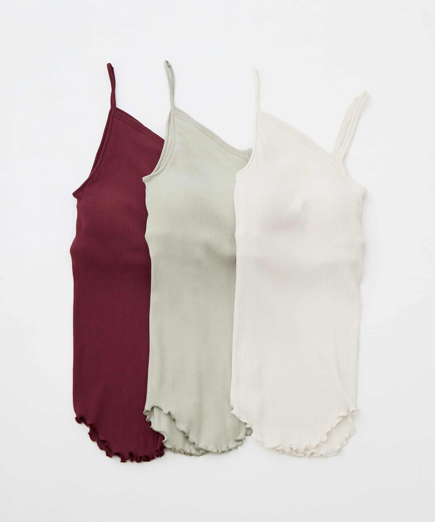 Twist cotton bra tank cami HAKUJI