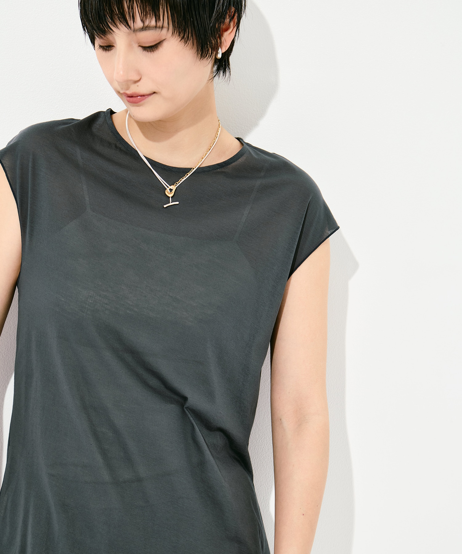 Side Slit French Sleeve T GOOD PEOPLE GOOD STITCHING GOOD PRODUCT
