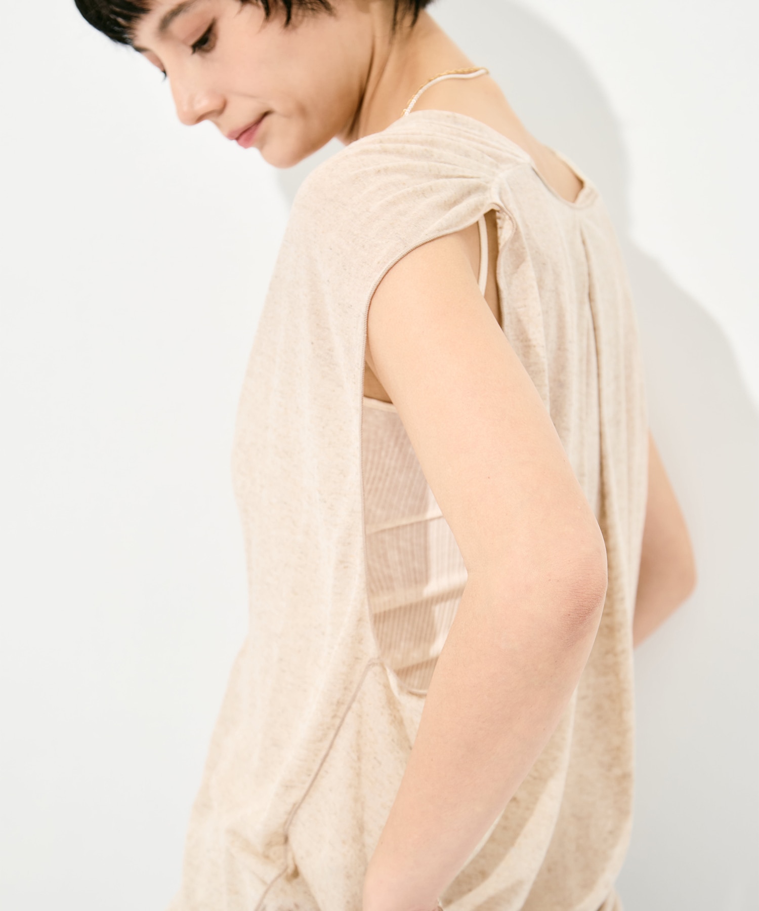 Draped No Sleeve Pull Over GOOD PEOPLE GOOD STITCHING GOOD PRODUCT