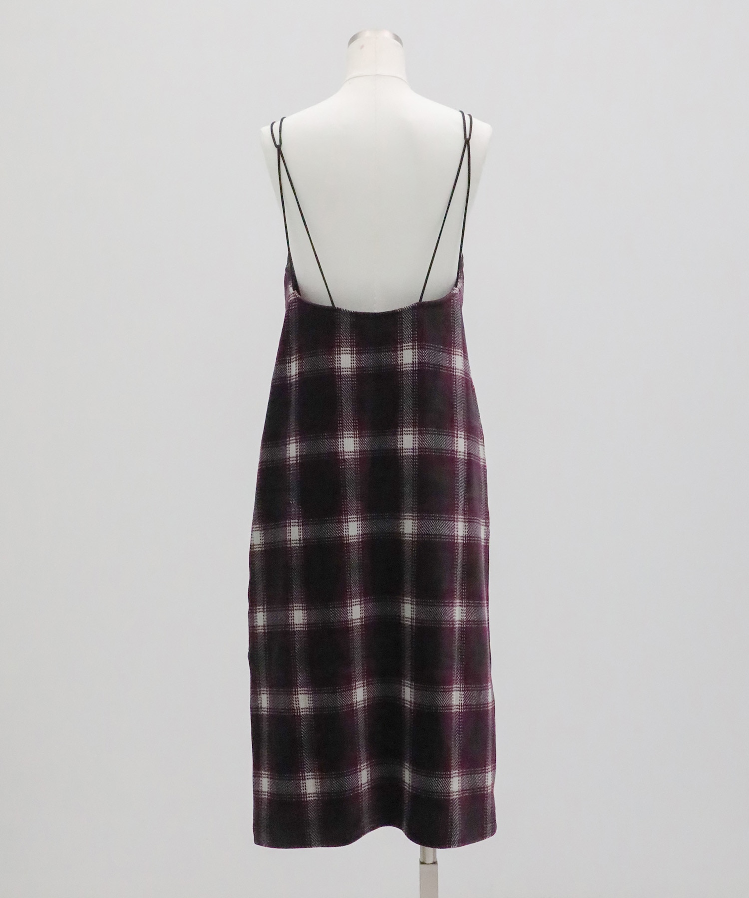 別注Ombre Check Camisole Dress PHEENY