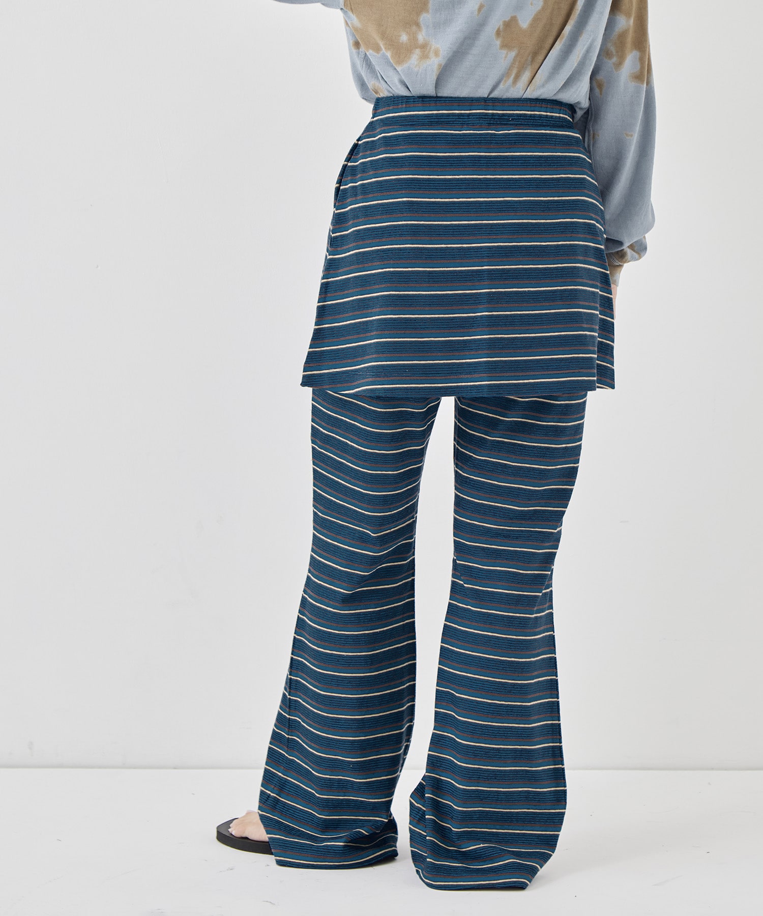 Multi-Border Layered Pants PHEENY