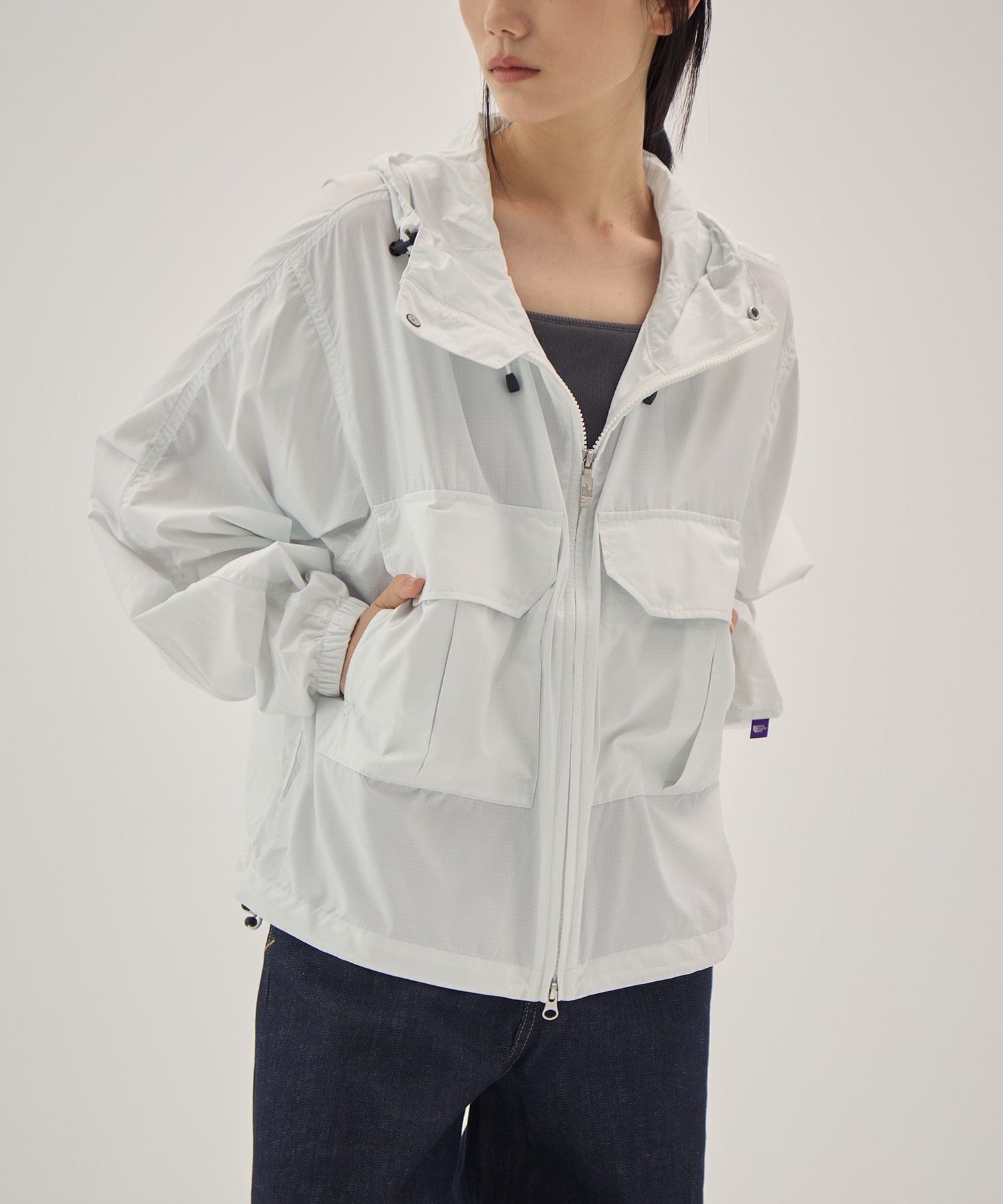 PERTEX QUANTUM Mountain Wind Parka THE NORTH FACE PURPLE LABEL
