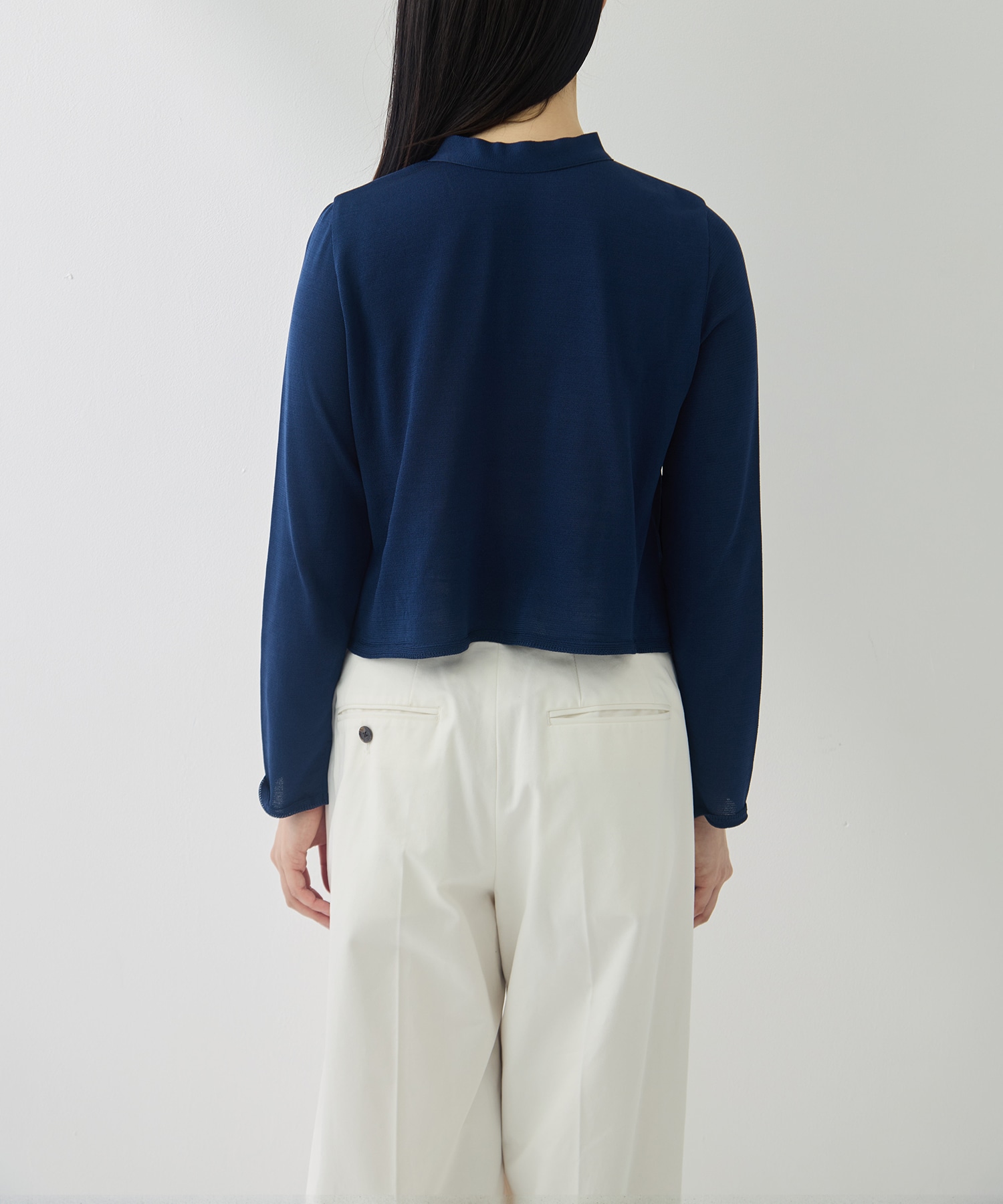 別注MULTI BUTTON KINT BLOUSE TAN