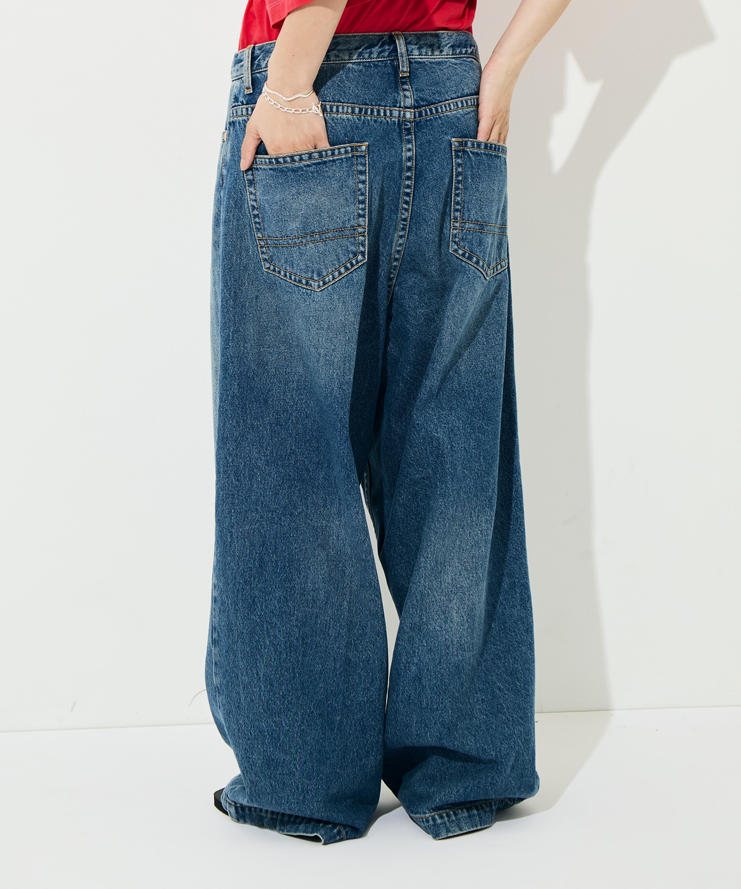90s Loose Straight Pant - Denim RhodolirioN