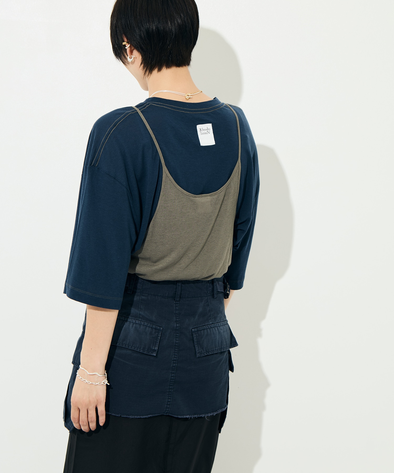 Camisole Top & Loose-fitting Tee - Unit Tops RhodolirioN