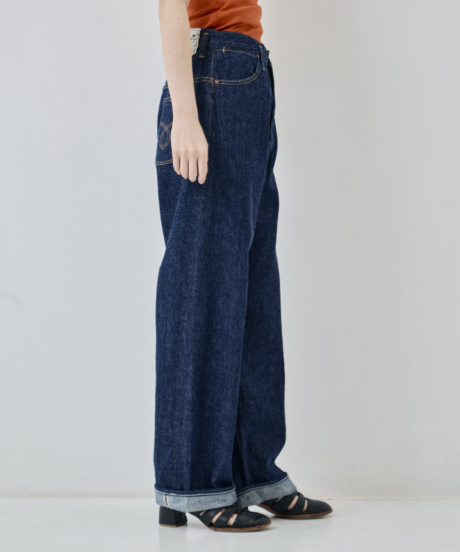 HIGH WAIST SELVEDGE DENIM PANTS/JASMIN orSlow