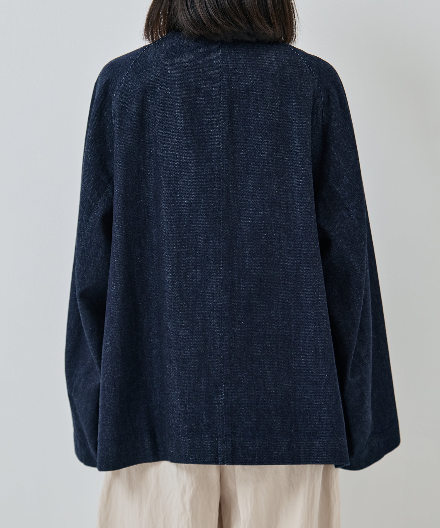 Frill Pockets Coveralls - Denim RhodolirioN