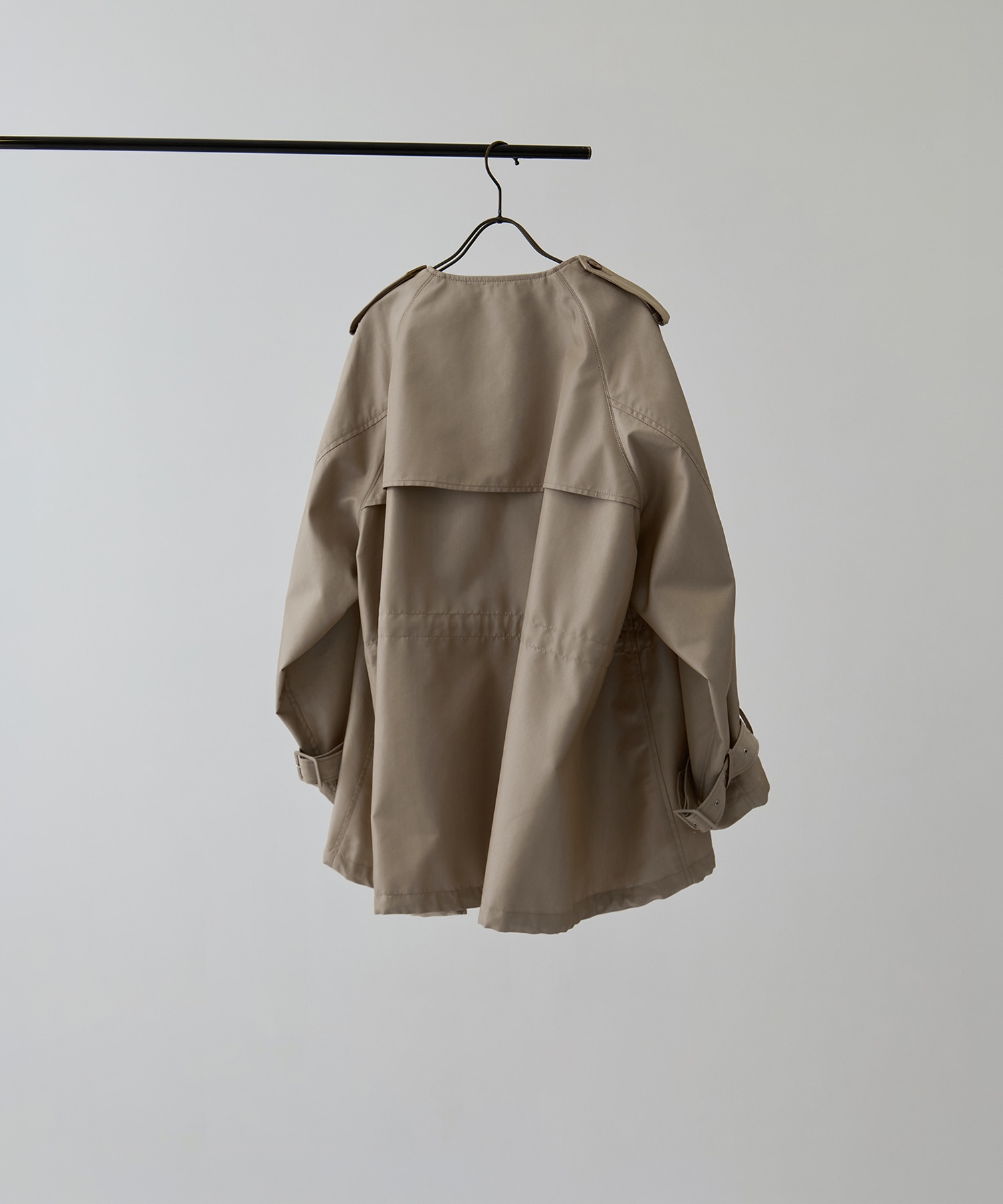 Giza cotton short trench coat 08sircus