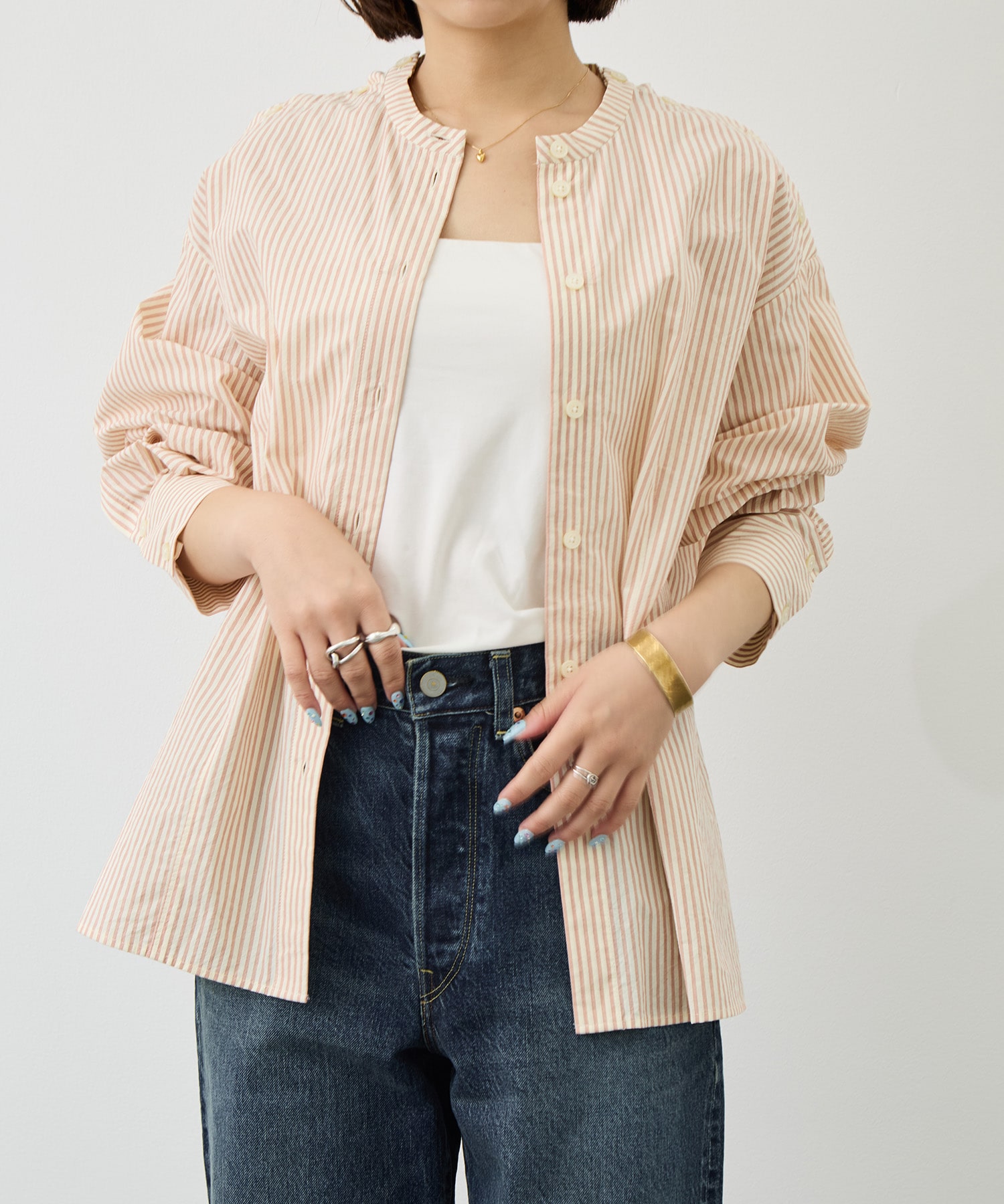 別注2way Blouse muller of yoshiokubo