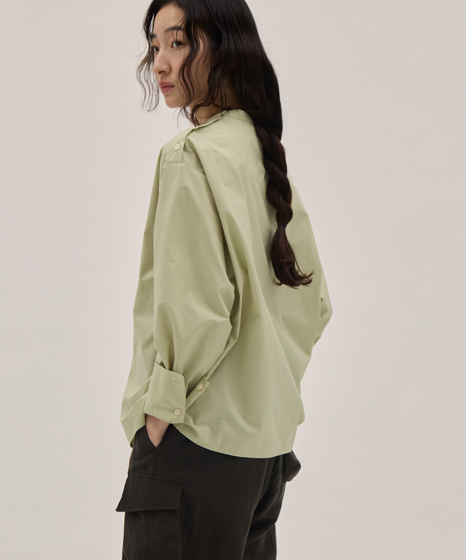 別注2way Blouse muller of yoshiokubo
