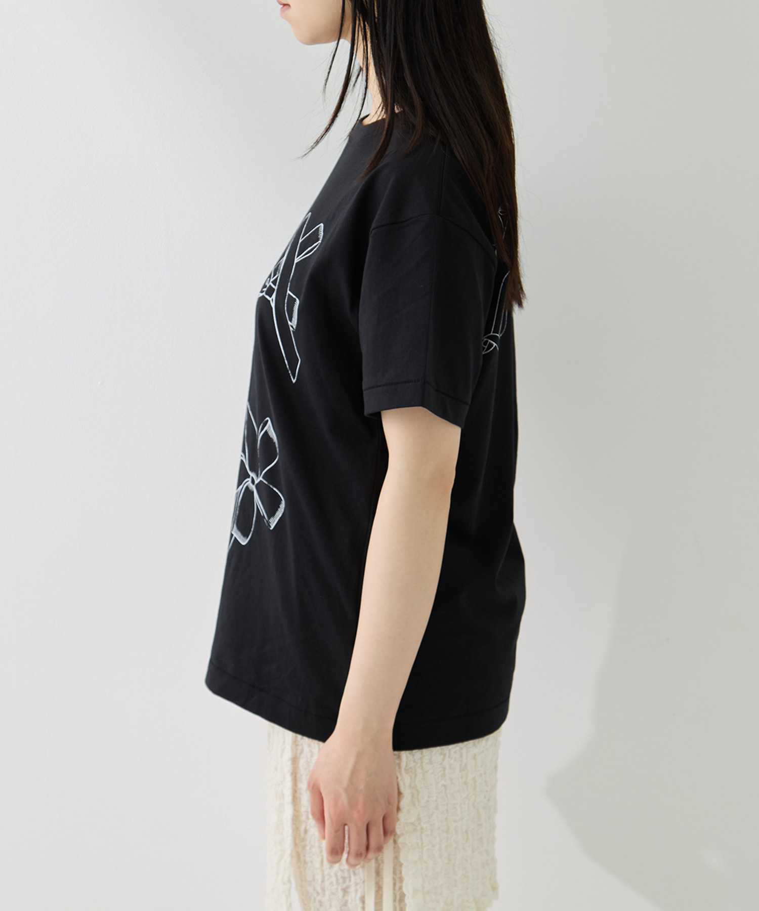 Printed Making a bow with Ribbon Tee RhodolirioN