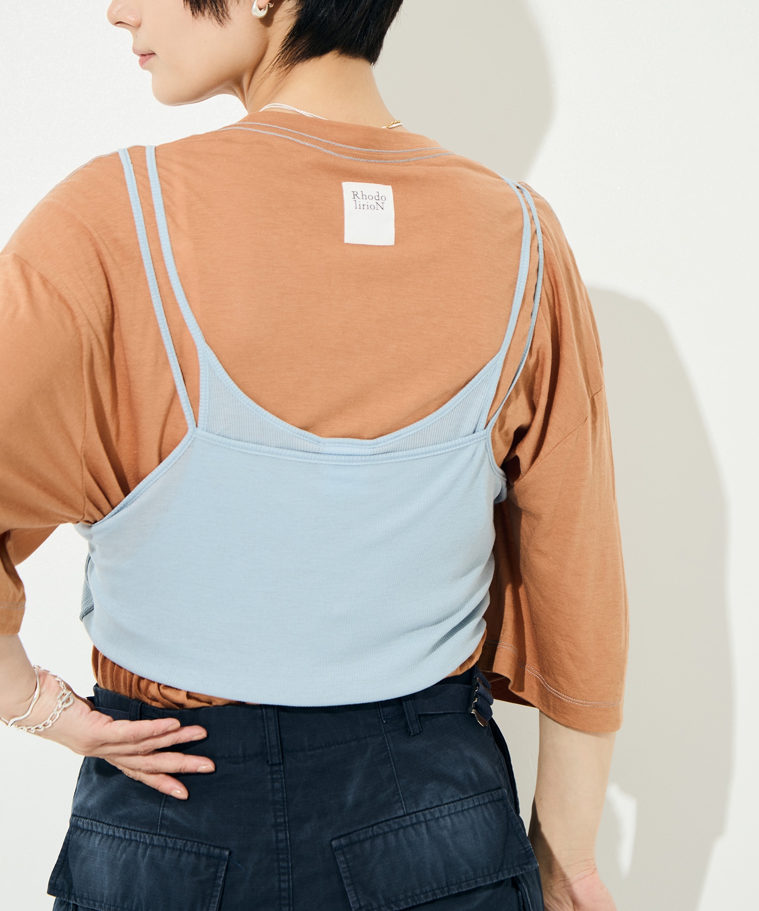Camisole Top & Loose-fitting Tee - Unit Tops RhodolirioN