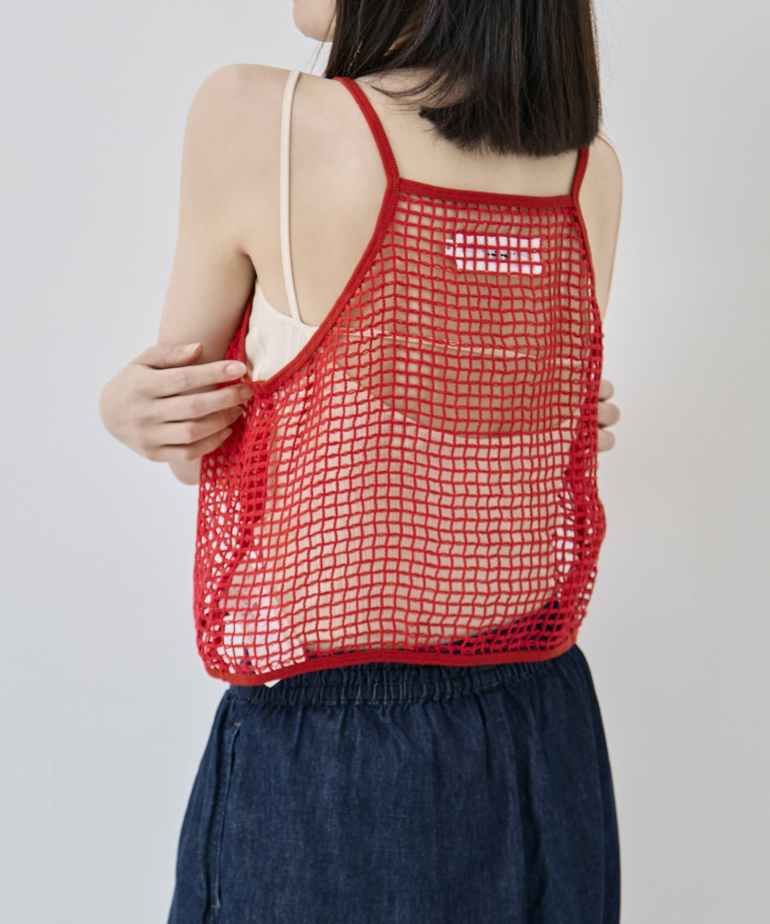 SQUARE MESH CAMISOLE JANE SMITH
